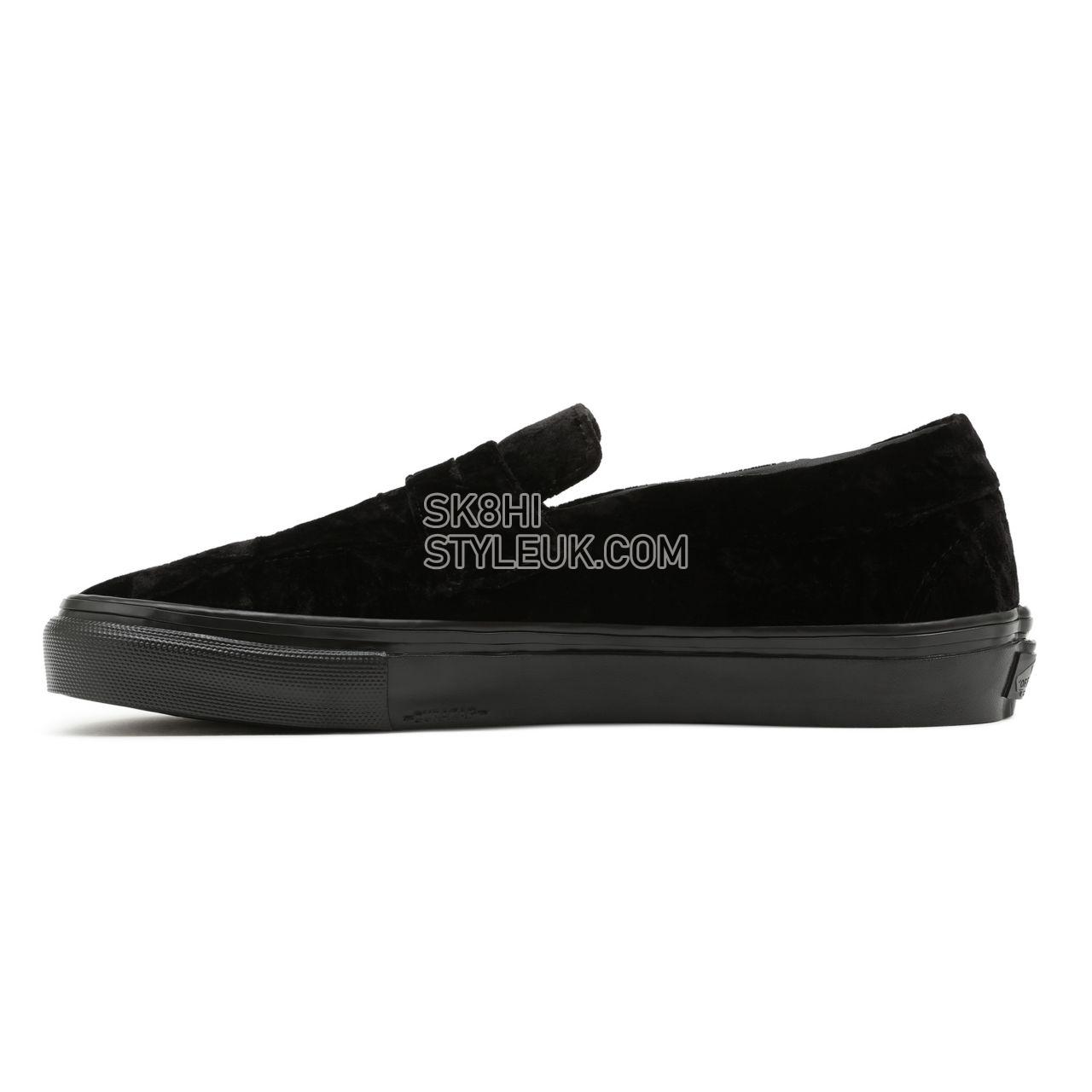 Vans Velvet Skate Style 53 Black Classic Mens Womens - (Velvet) Black VN0A5HEL5AA Shoes