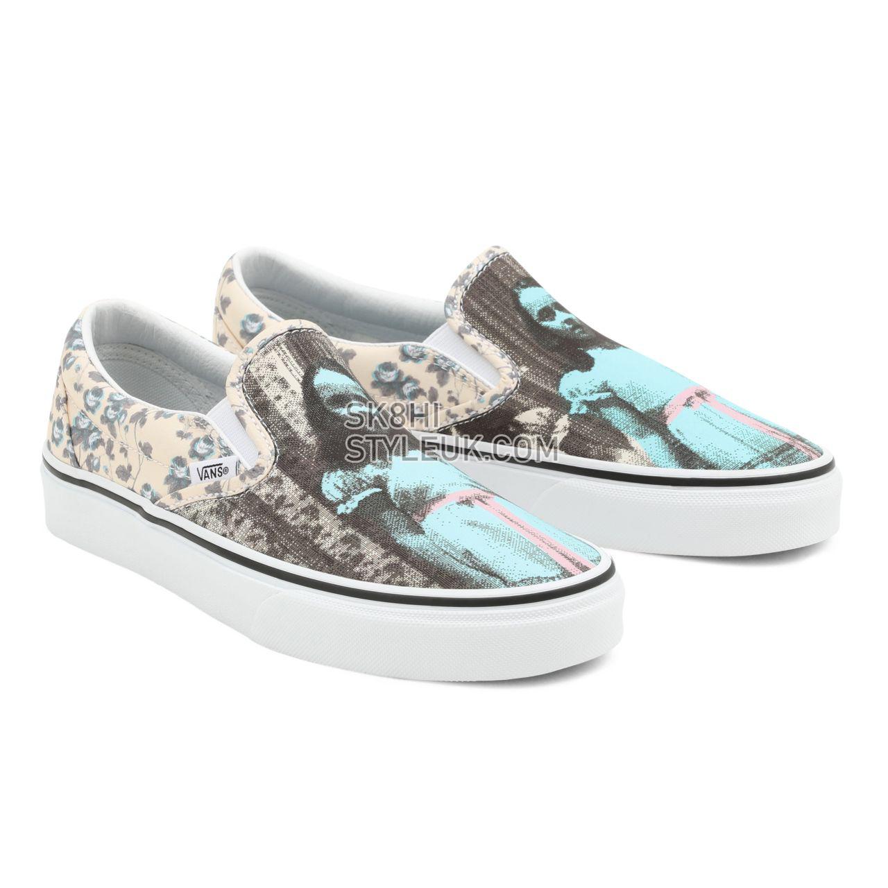 Vans X The Shining Classic Slip-On Blue Classic Mens Womens - (Terror) The Shining VN0A4U38ZPN Shoes