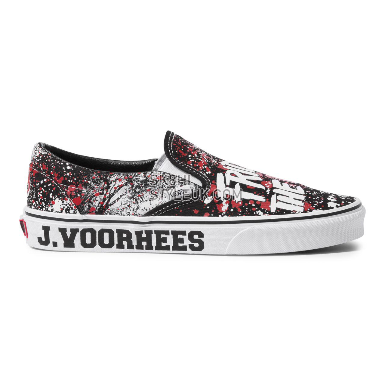 Vans X Friday The 13th Classic Slip-On Black Classic Mens Womens - (Terror) Friday The 13Th VN0A4U38ZPL Shoes