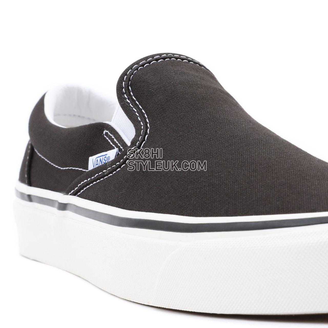 Vans Anaheim Factory Classic Slip-On 98 DX Black Classic Mens Womens - (Anaheim Factory) Og Black VN0A3JEXUDA Shoes