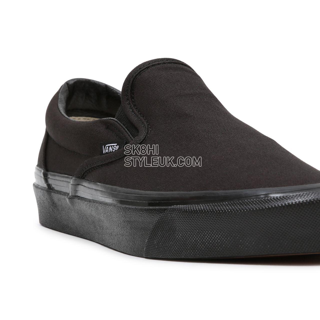 Vans Anaheim Factory Classic Slip-On 98 DX Black Classic Mens Womens - (Anaheim Factory) Og Black/Black VN0A3JEXUCX Shoes