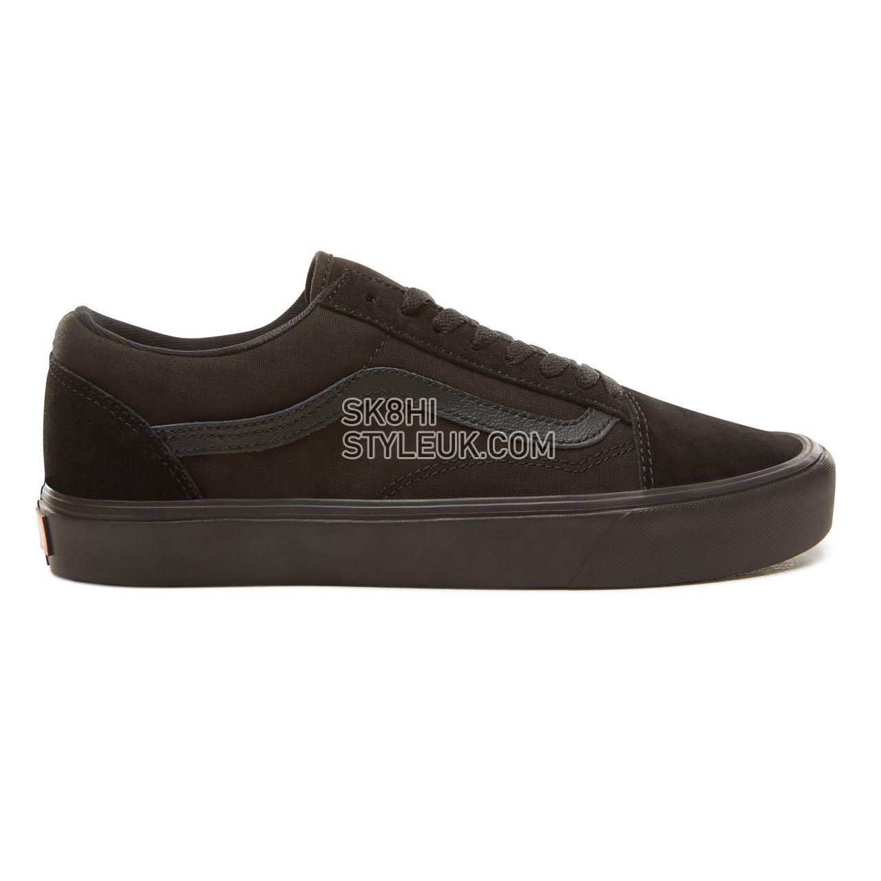 Vans Suede Old Skool Lite Classic Mens Womens - (Suede/Canvas) Black/Black VA2Z5WGL4 Shoes