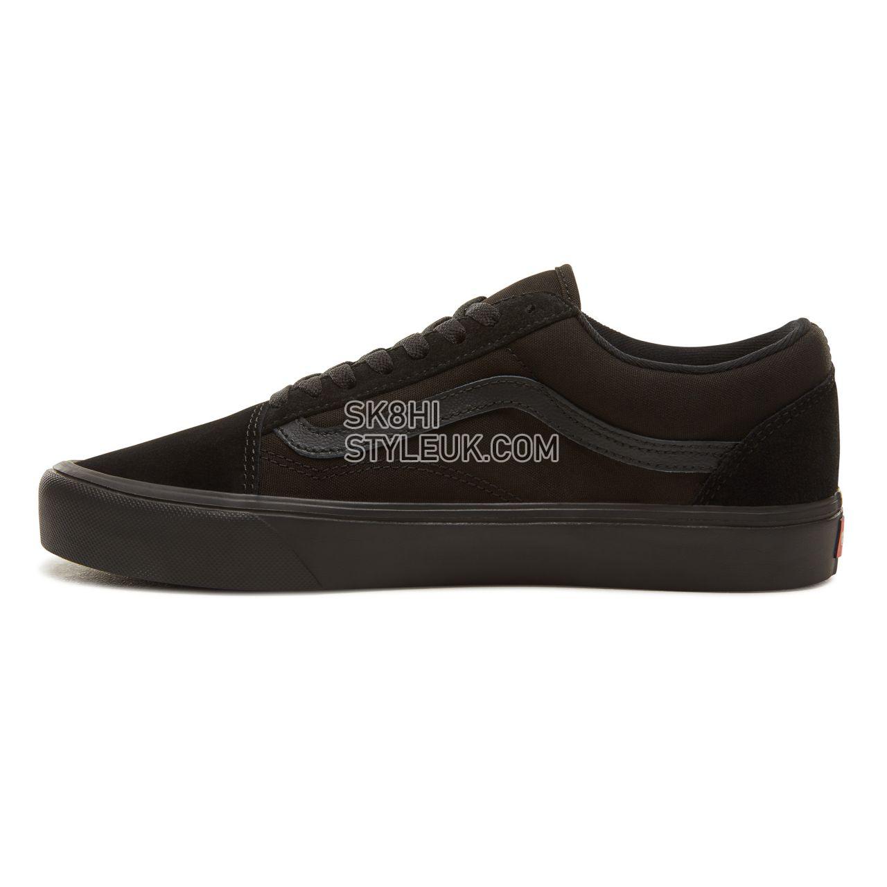 Vans Suede Old Skool Lite Classic Mens Womens - (Suede/Canvas) Black/Black VA2Z5WGL4 Shoes