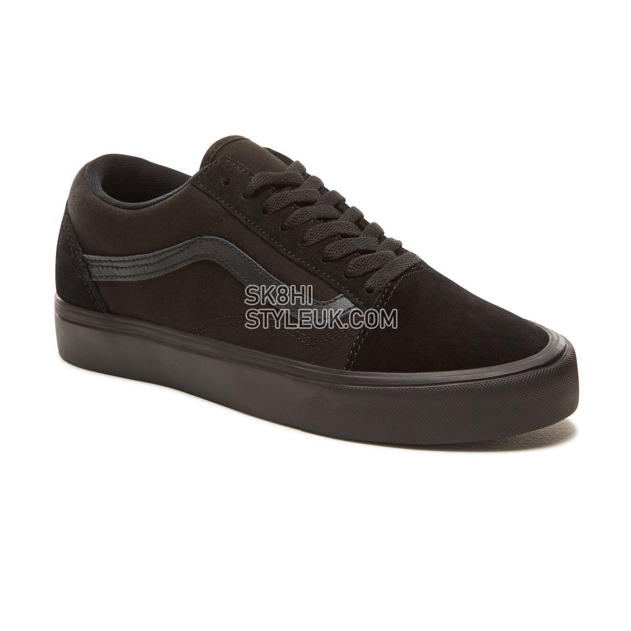 Vans Suede Old Skool Lite Classic Mens Womens - (Suede/Canvas) Black/Black VA2Z5WGL4 Shoes