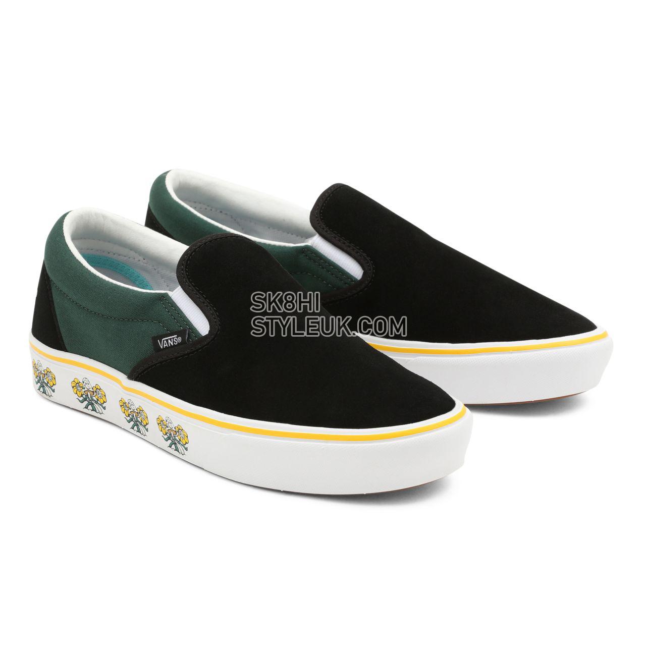 Vans Trip Outdoors ComfyCush Slip-On Black Classic Mens Womens - (Trip Outdoors) Black/Sycamore VN0A3WMD8WN Shoes