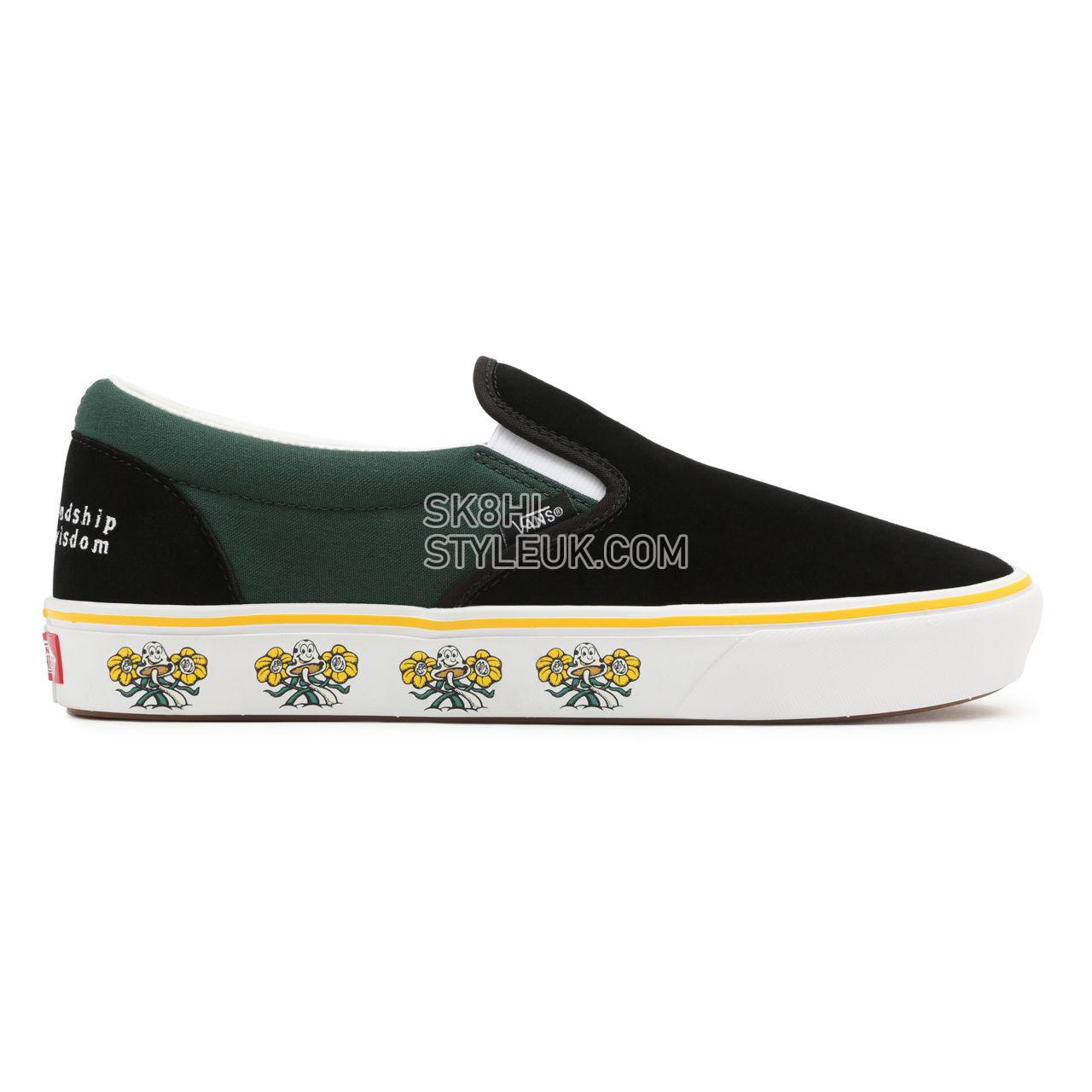 Vans Trip Outdoors ComfyCush Slip-On Black Classic Mens Womens - (Trip Outdoors) Black/Sycamore VN0A3WMD8WN Shoes