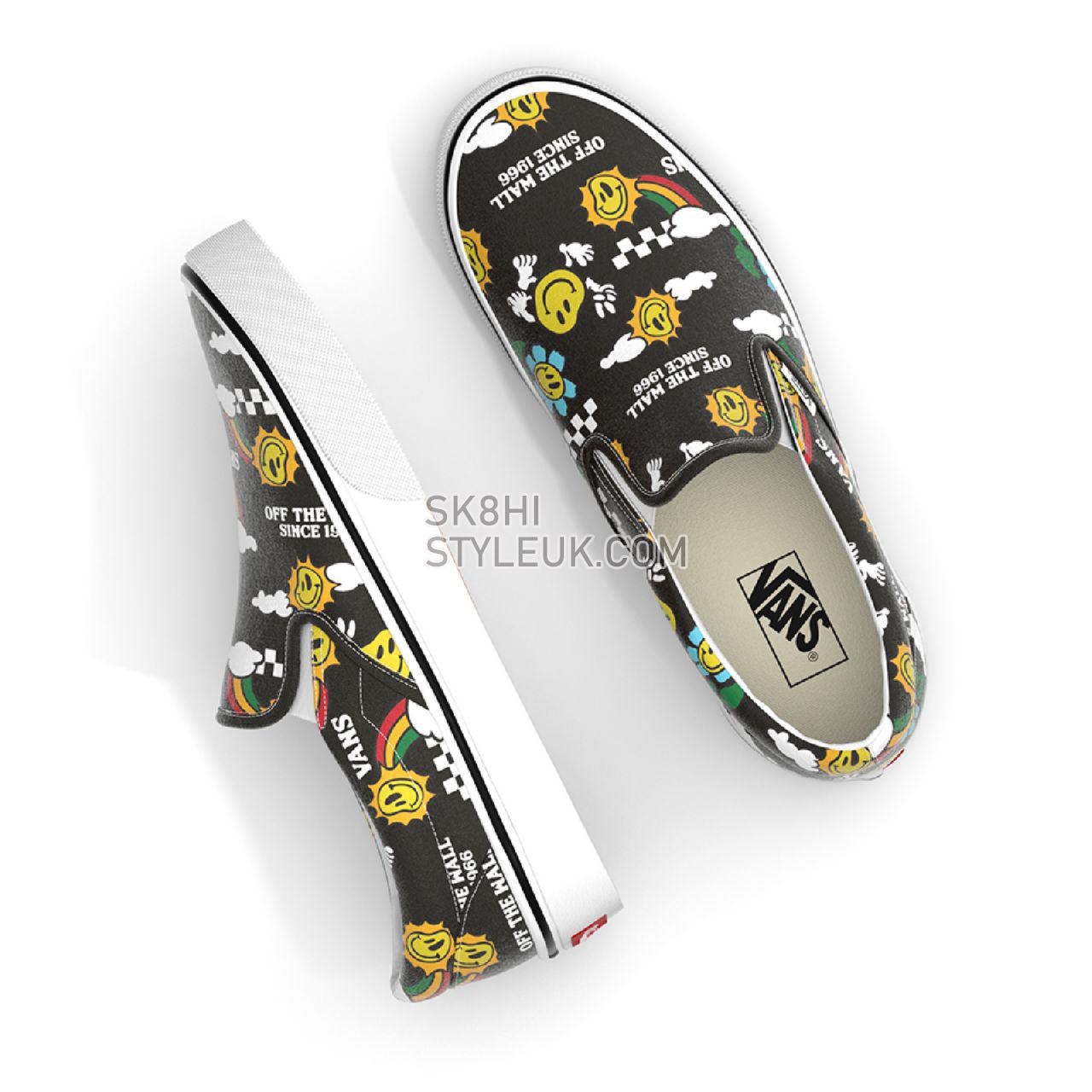 Vans Better Day Classic Slip-On Black Classic Mens Womens - (Better Day) black/true white VN0A7VCF936 Shoes