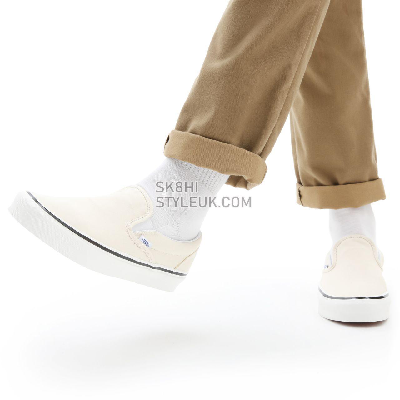 Vans Anaheim Factory Classic Slip-On 98 DX White Classic Mens Womens - (Anaheim Factory) Og White VN0A3JEXQWP Shoes