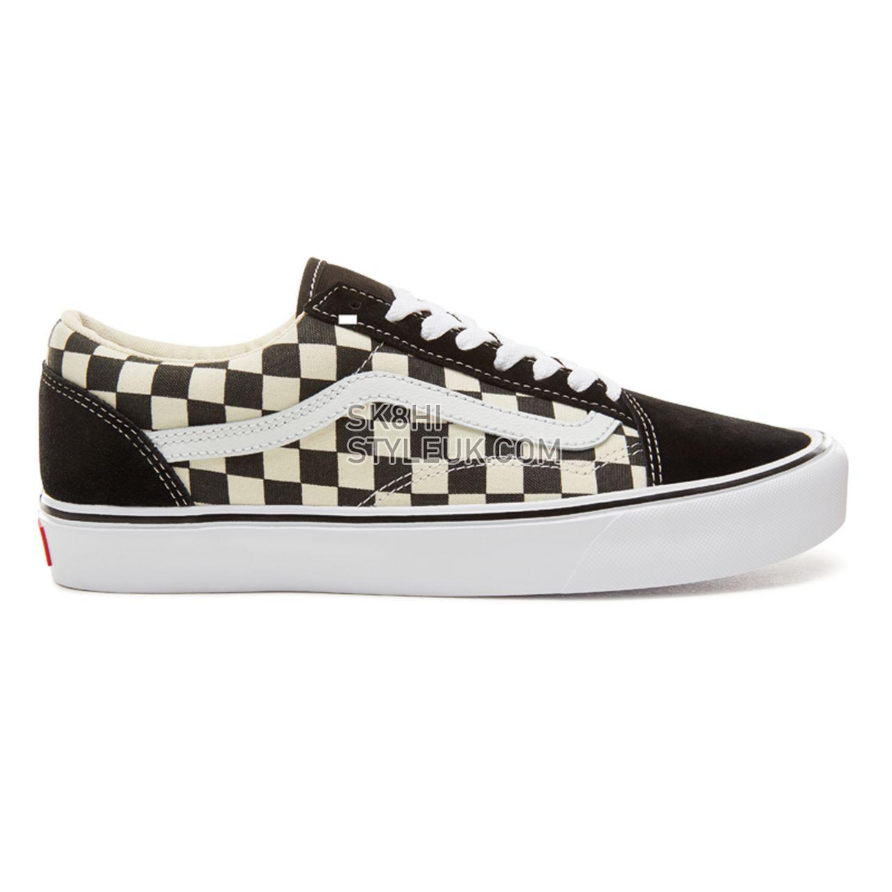 Vans Checkerboard Old Skool Lite Classic Mens Womens - Black-White VA2Z5W5GX Shoes