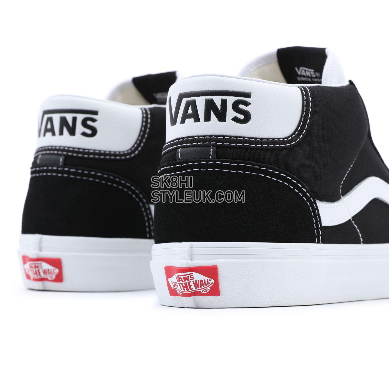 Vans Mid Skool 37 Black Classic Mens Womens - Black-True White VN0A3TKF6BT Shoes