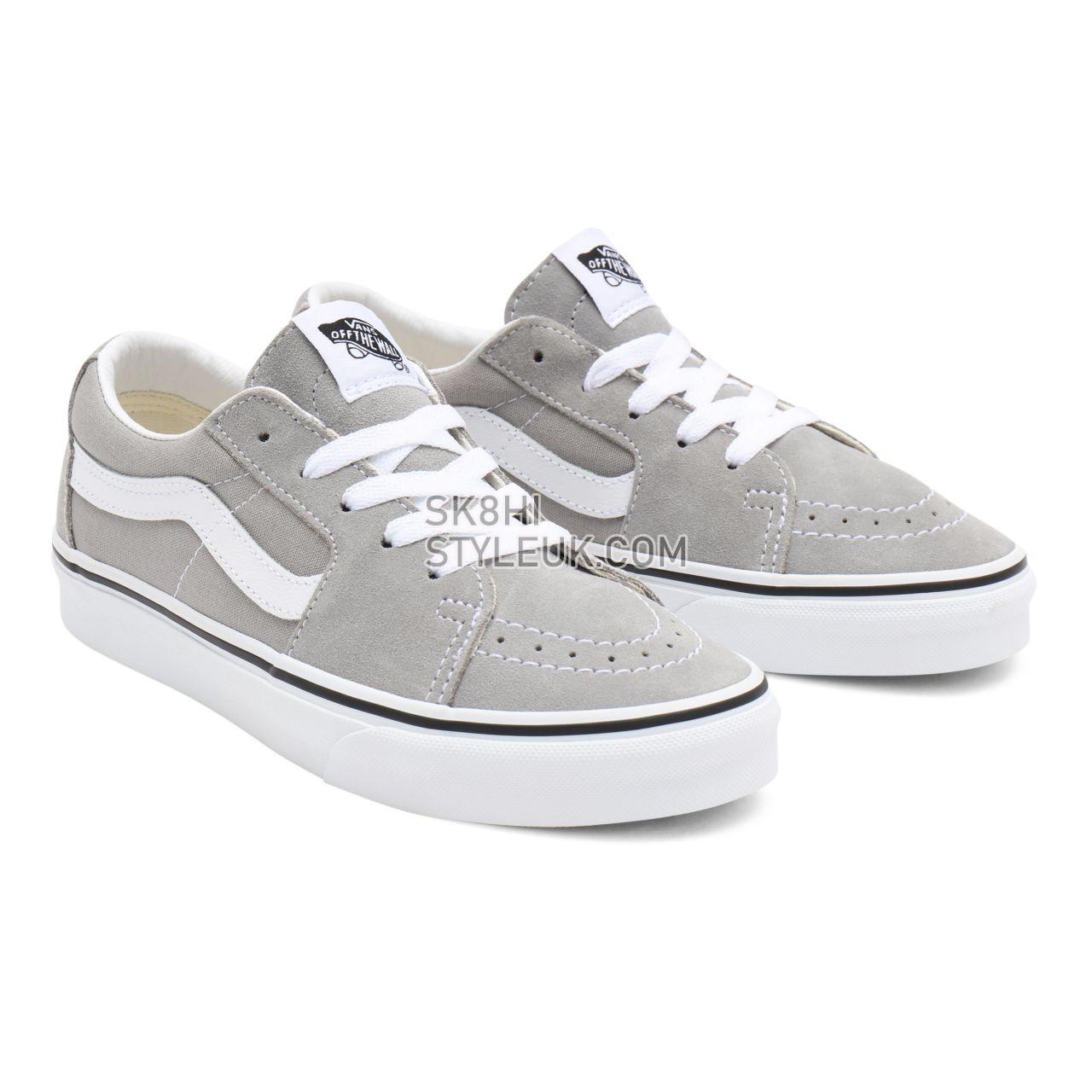 Vans Sk8-Low Beige Classic Mens Womens - Drizzle/True White VN0A4UUKIYP Shoes