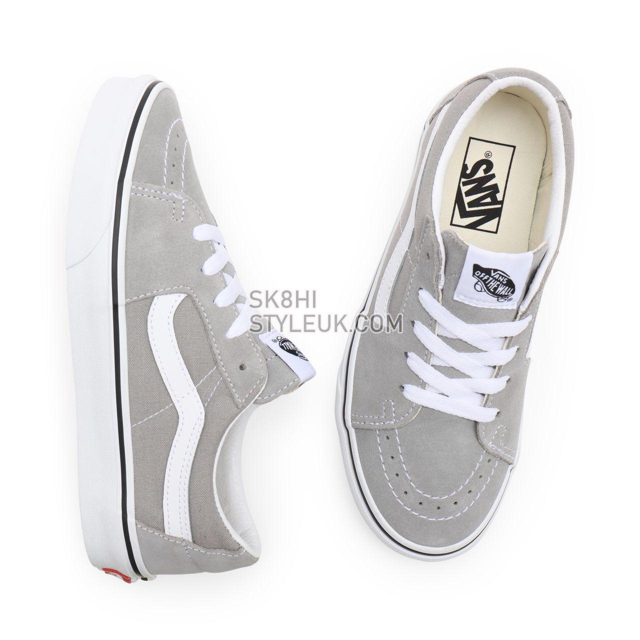 Vans Sk8-Low Beige Classic Mens Womens - Drizzle/True White VN0A4UUKIYP Shoes