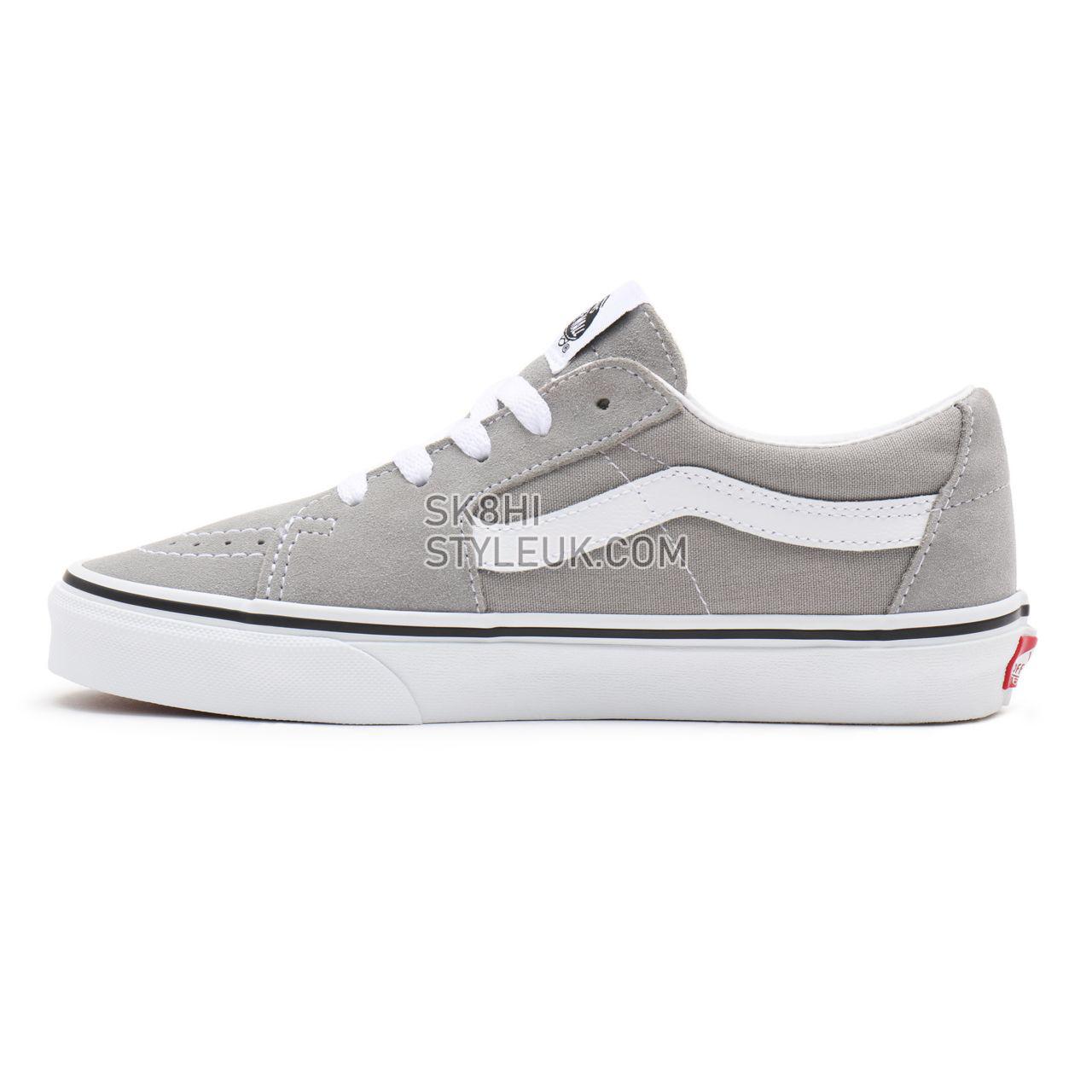 Vans Sk8-Low Beige Classic Mens Womens - Drizzle/True White VN0A4UUKIYP Shoes