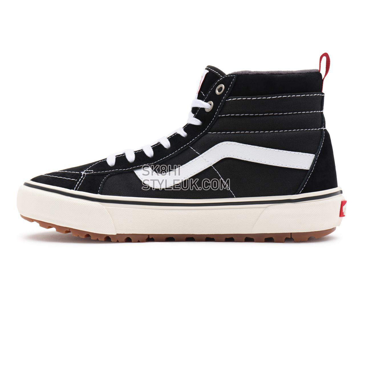 Vans Sk8-Hi MTE-1 Black Classic Mens Womens - Black-True White VN0A5HZY6BT Shoes