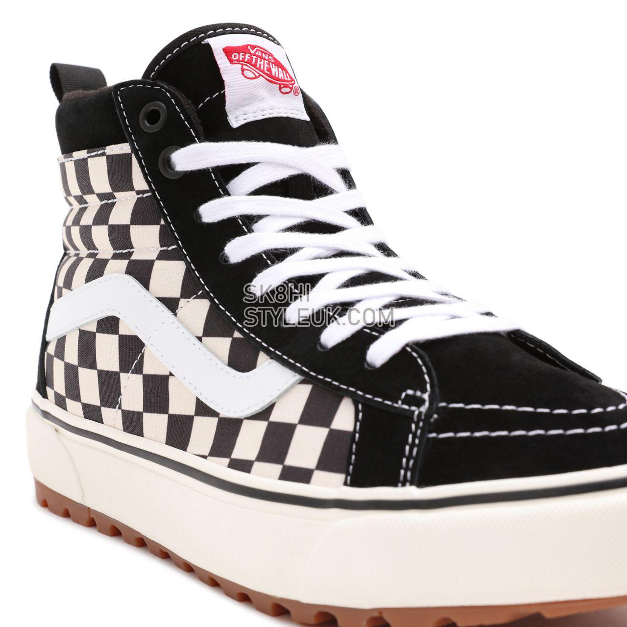 Vans Sk8-Hi MTE-1 Black Classic Mens Womens - Blk/White/Checkerboard VN0A5HZYA04 Shoes