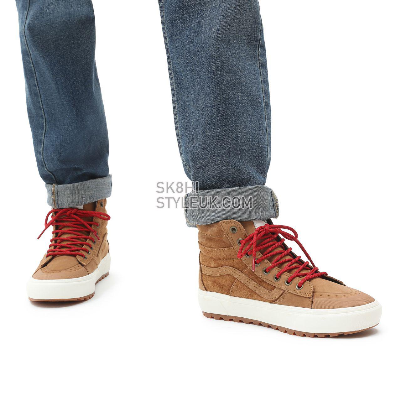 Vans Sk8-Hi MTE-2 Brown Classic Mens Womens - chipmunk/marshmallow VN0A5HZZGWU Shoes