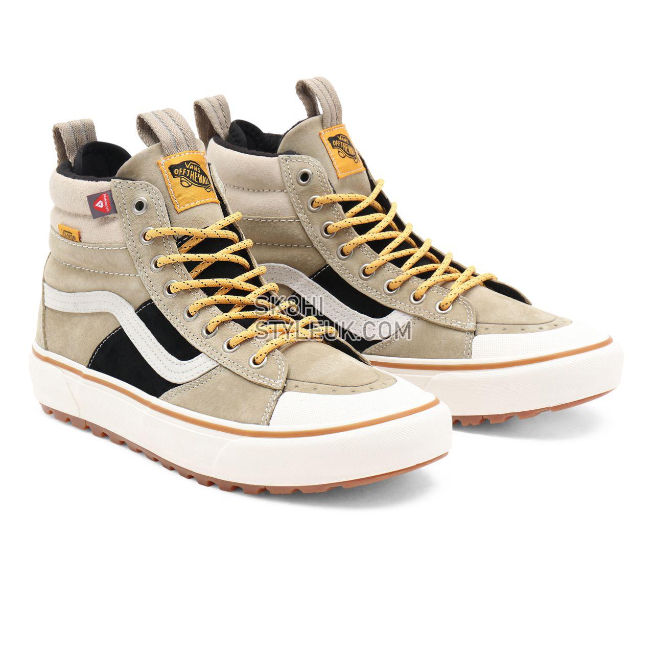 Vans Sk8-Hi MTE-2 Beige Classic Mens Womens - khaki/black VN0A5HZZZF5 Shoes