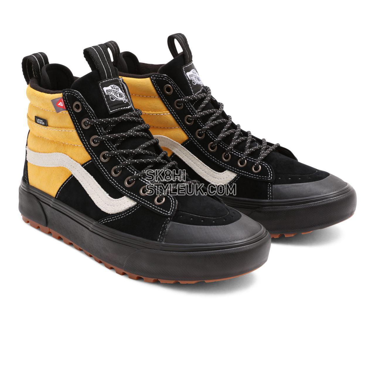 Vans Sk8-Hi MTE-2 Black Classic Mens Womens - Black/Yellow VN0A5HZZY23 Shoes