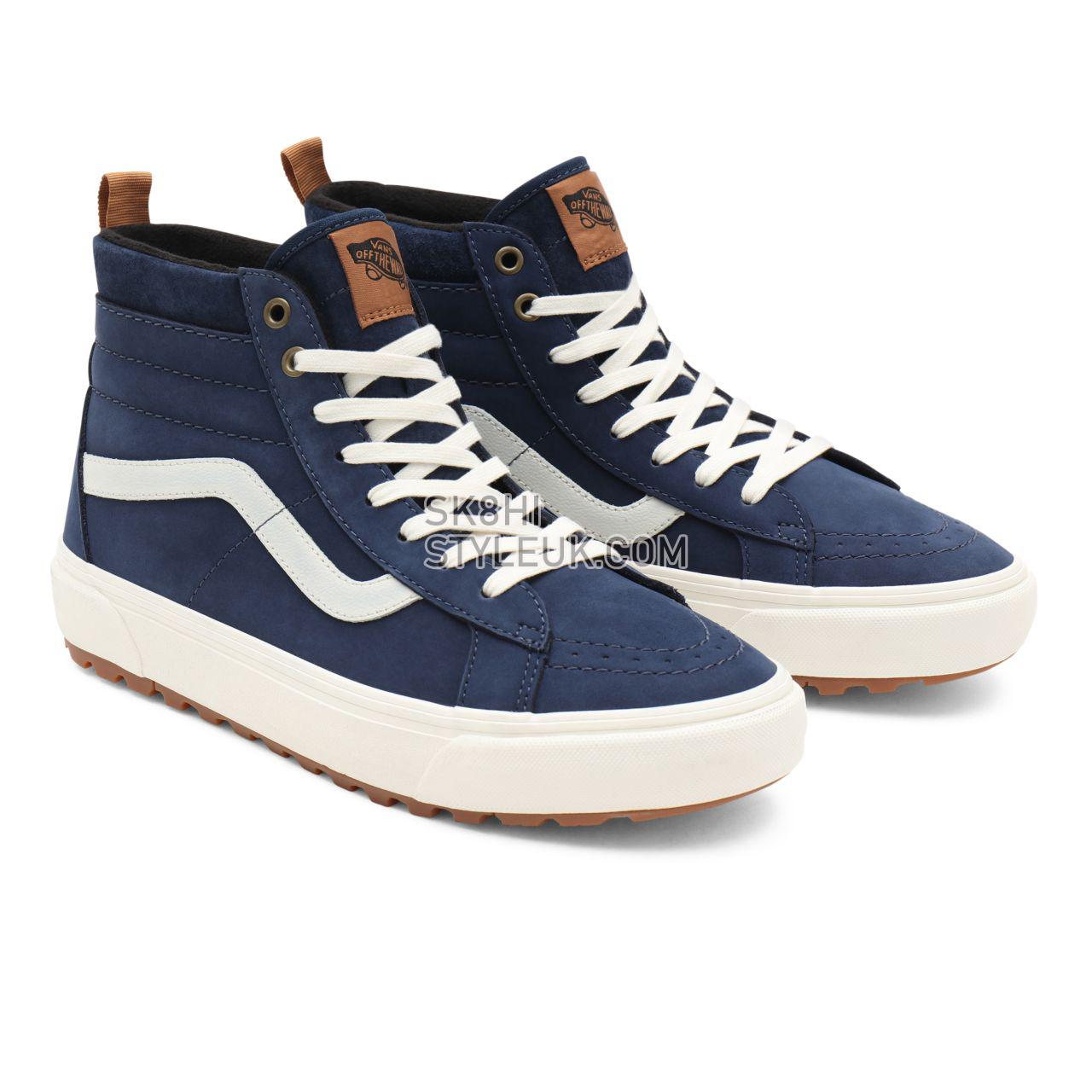 Vans Sk8-Hi MTE-1 Blue Classic Mens Womens - dress blues/nubuck VN0A5HZYA07 Shoes