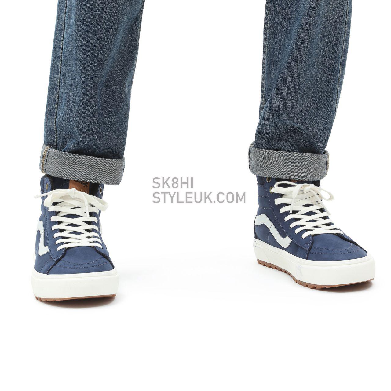 Vans Sk8-Hi MTE-1 Blue Classic Mens Womens - dress blues/nubuck VN0A5HZYA07 Shoes