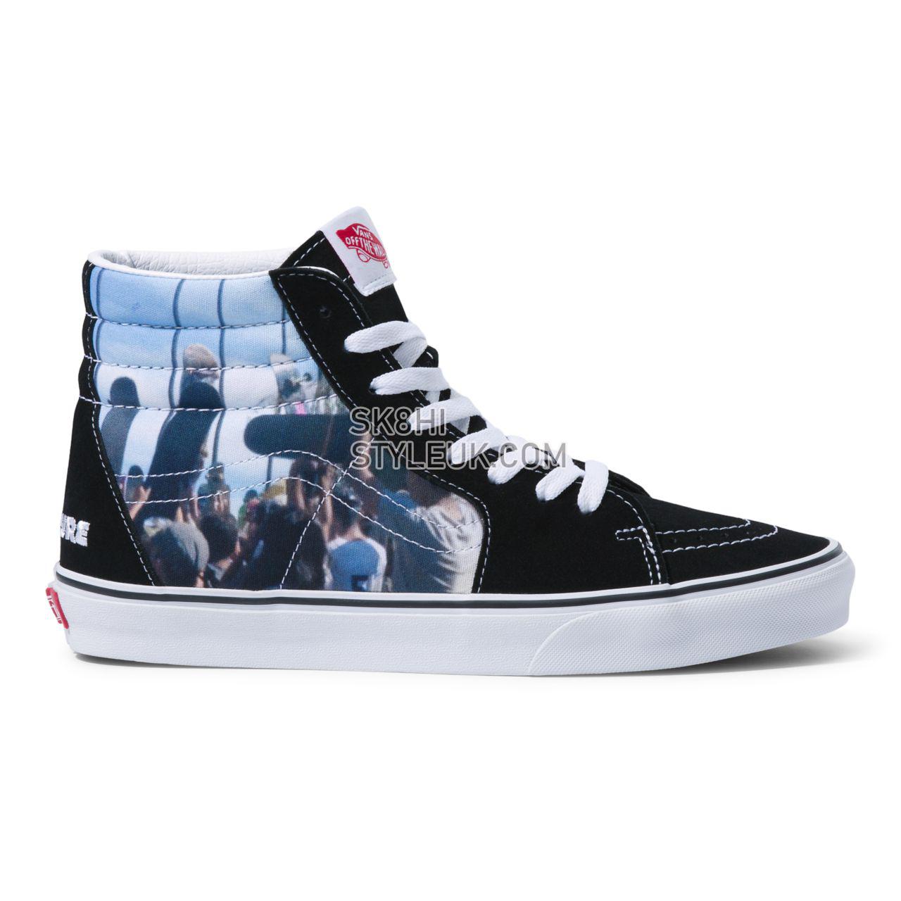 Vans X MOCA Frances Stark Sk8-Hi Black Classic Mens Womens - (Moca) Frances Stark/Black VN0A5KRHA55 Shoes