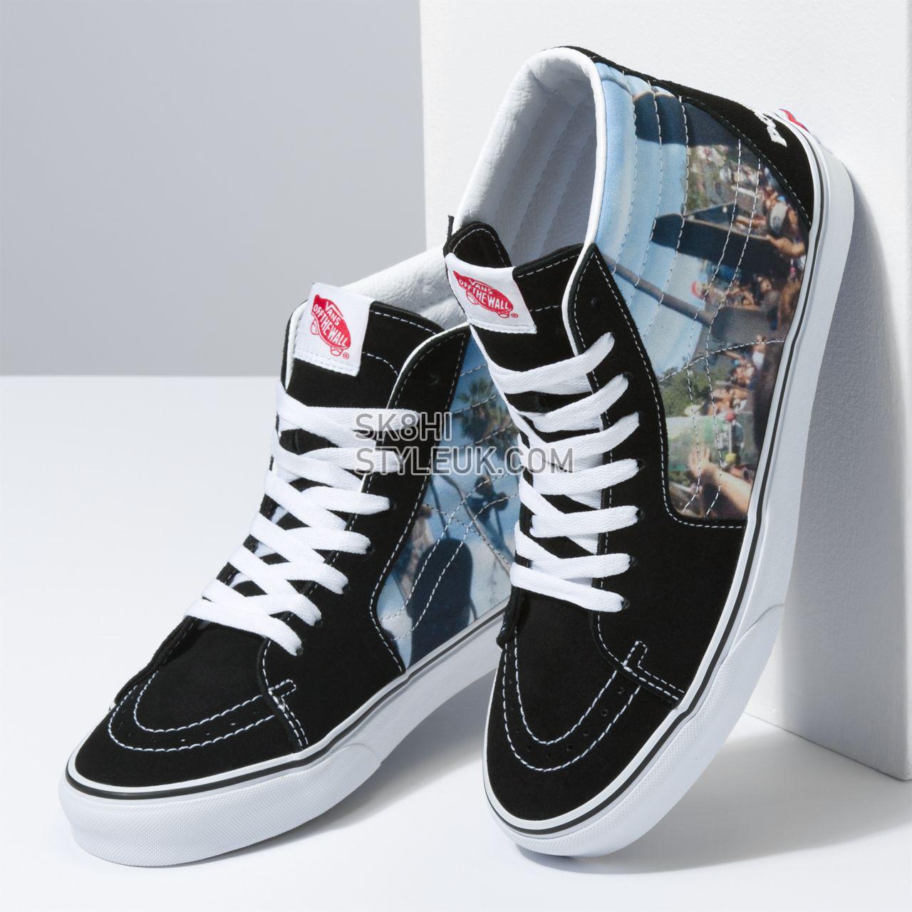 Vans X MOCA Frances Stark Sk8-Hi Black Classic Mens Womens - (Moca) Frances Stark/Black VN0A5KRHA55 Shoes