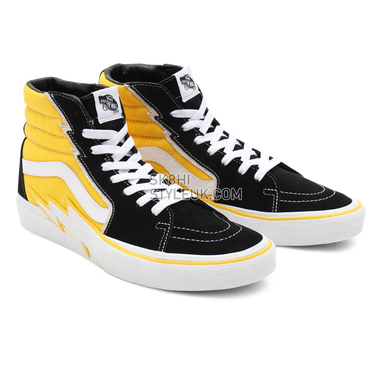 Vans Sk8-Hi Bolt Yellow Classic Mens Womens - freesia/true white VN0A5JIVA05 Shoes