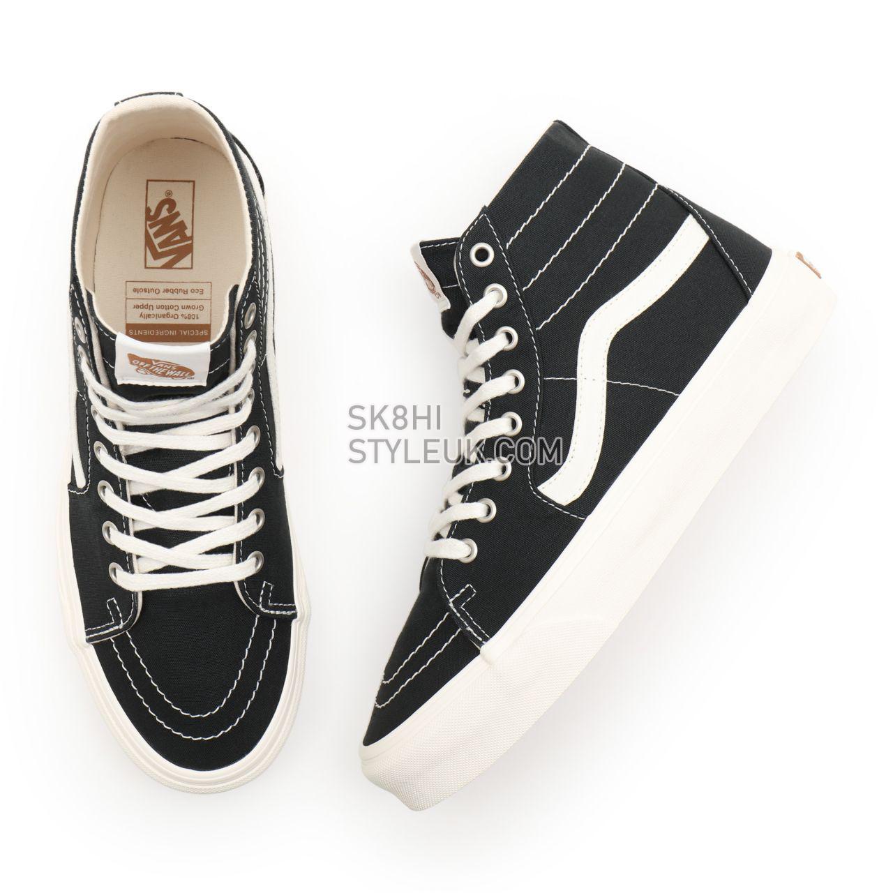 Vans Eco Theory Sk8-Hi Tapered Black Classic Mens Womens - (Eco Theory) black/natural VN0A4U169FN Shoes