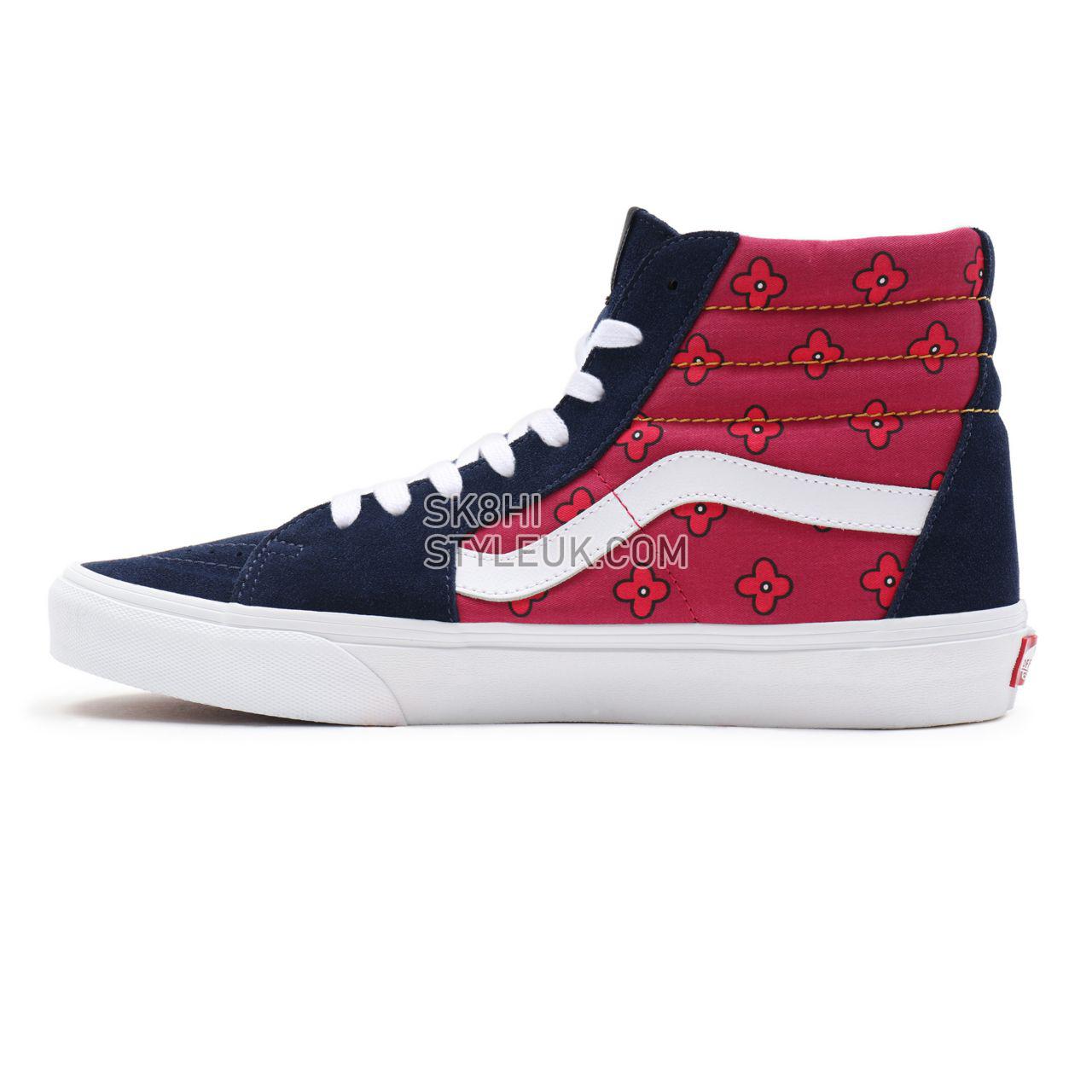 Vans Tie Print Mix Sk8-Hi Multicolour Classic Mens Womens - (Tie Print Mix) dress blues/multi VN0A32QG9Z3 Shoes