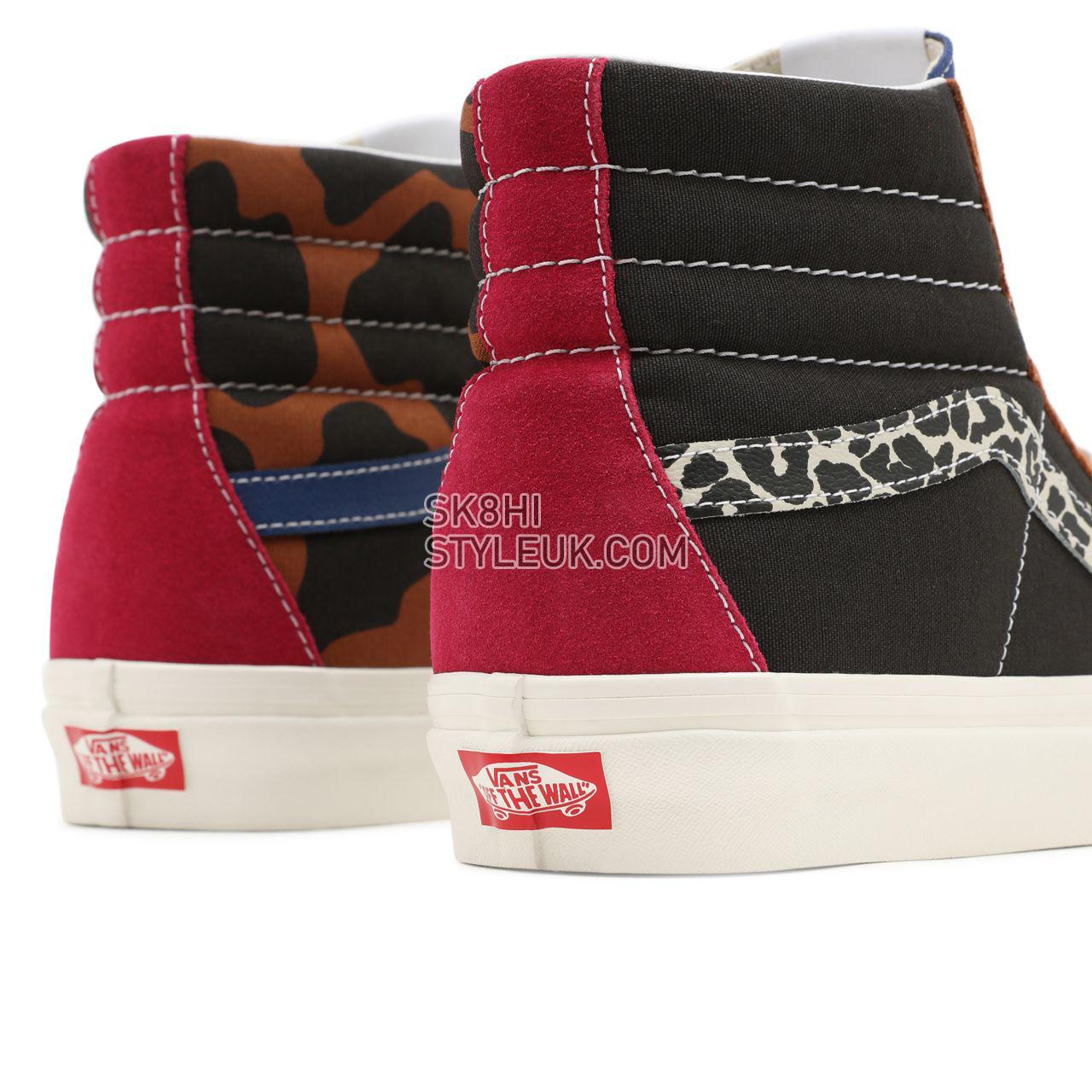 Vans Anaheim Factory Sk8-Hi 38 DX Multicolour Classic Mens Womens - (Anaheim Factory) Animal Mix/Black VN0A5KRI96M Shoes