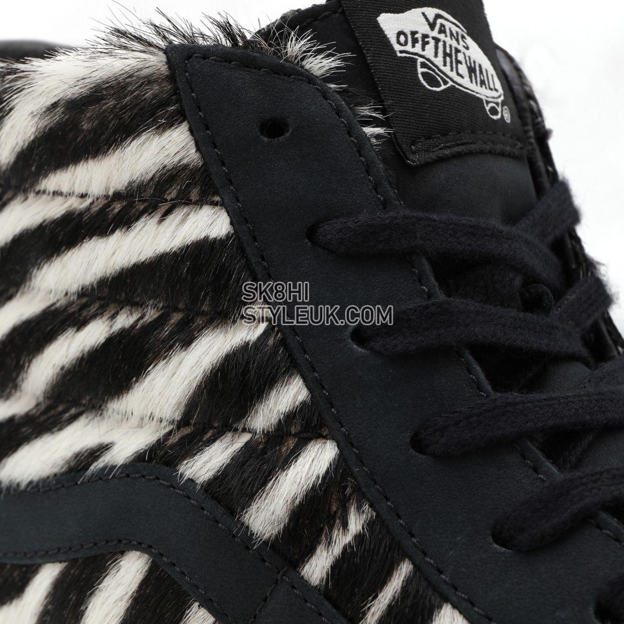 Vans Anaheim Factory Sk8-Hi 38 DX Black Classic Mens Womens - (Anaheim Factory) Black/Zebra VN0A38GF4ZD Shoes