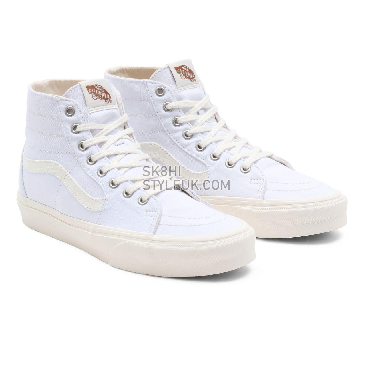 Vans Eco Theory Sk8-Hi Tapered White Classic Mens Womens - (Eco Theory) white/natural VN0A4U169FQ Shoes