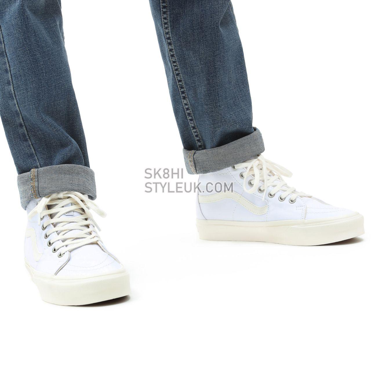 Vans Eco Theory Sk8-Hi Tapered White Classic Mens Womens - (Eco Theory) white/natural VN0A4U169FQ Shoes