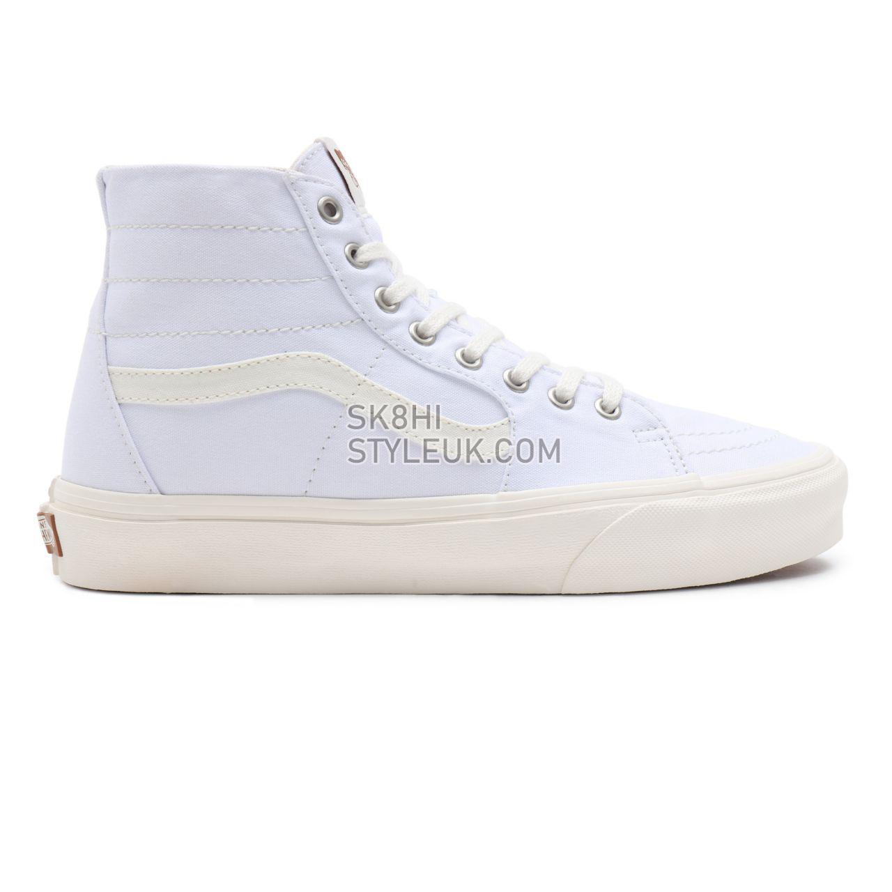 Vans Eco Theory Sk8-Hi Tapered White Classic Mens Womens - (Eco Theory) white/natural VN0A4U169FQ Shoes