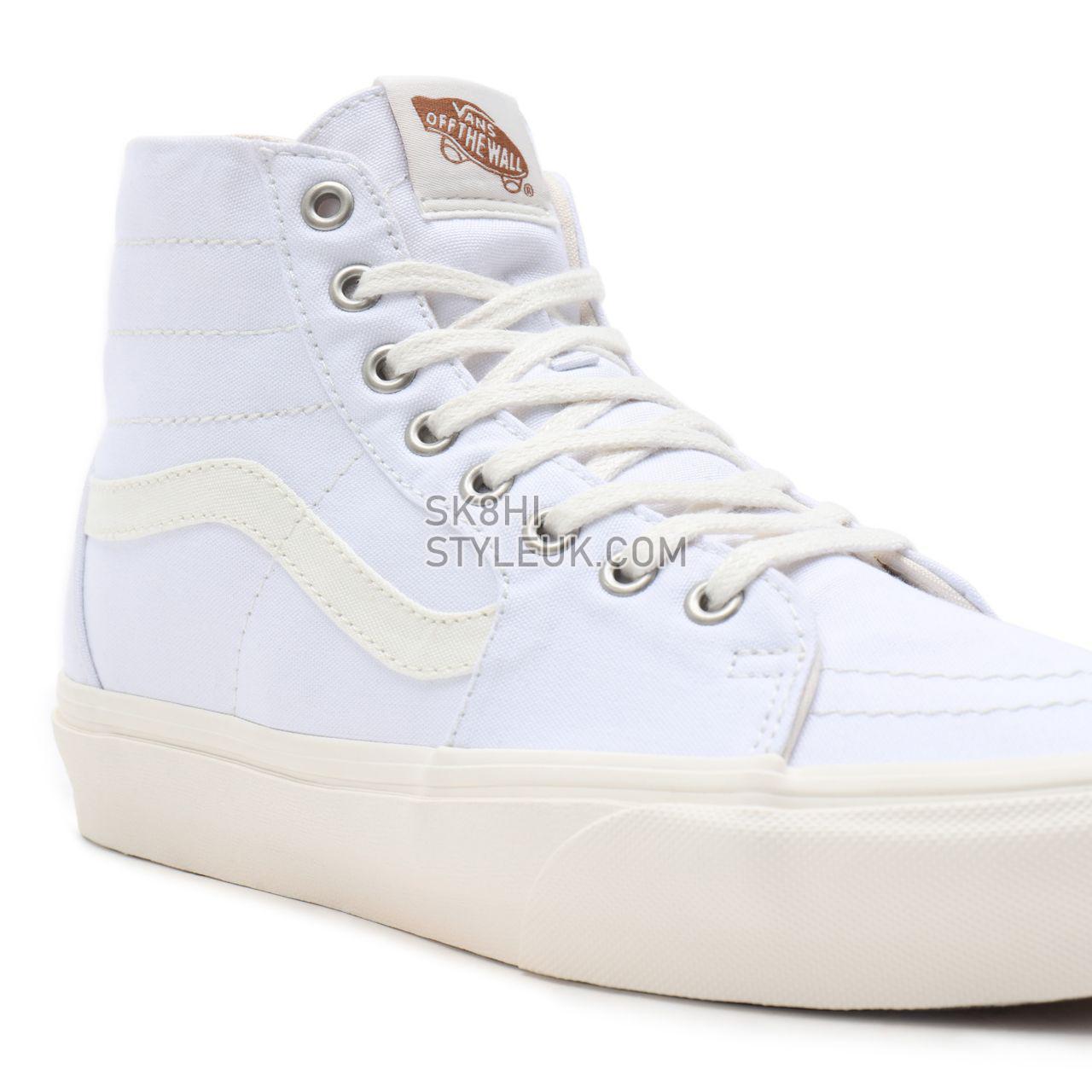 Vans Eco Theory Sk8-Hi Tapered White Classic Mens Womens - (Eco Theory) white/natural VN0A4U169FQ Shoes