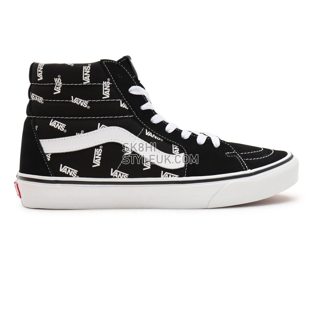 Vans Sk8-Hi Black Classic Mens Womens - (Vans) Black/True White VN0A32QGQW7 Shoes