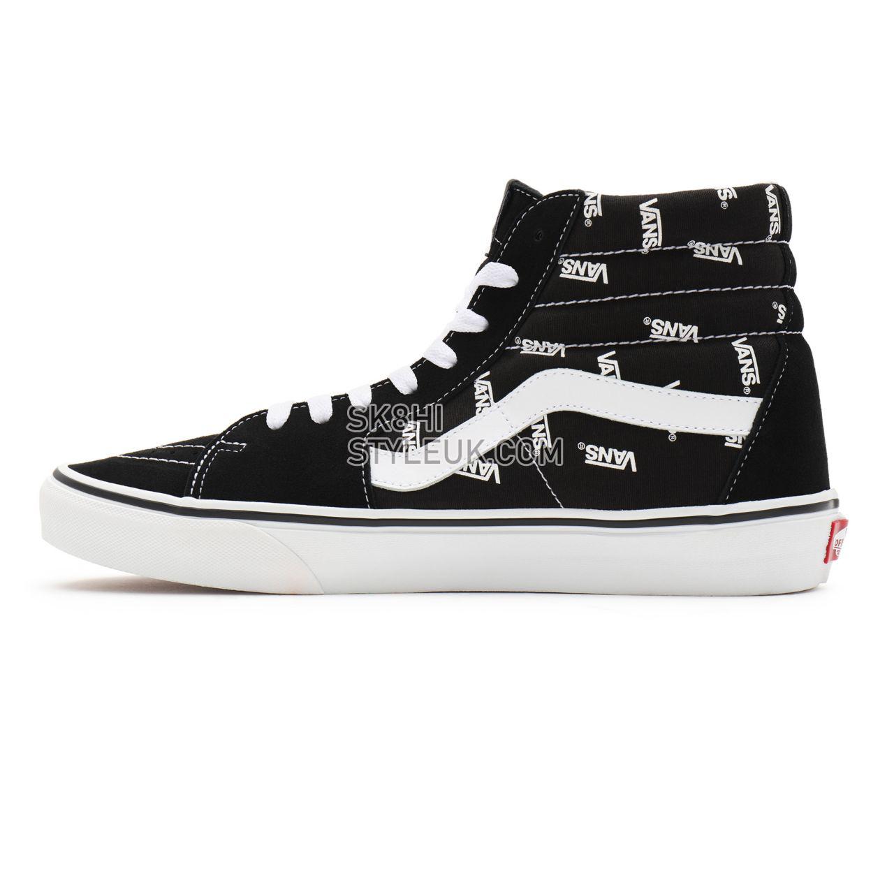 Vans Sk8-Hi Black Classic Mens Womens - (Vans) Black/True White VN0A32QGQW7 Shoes