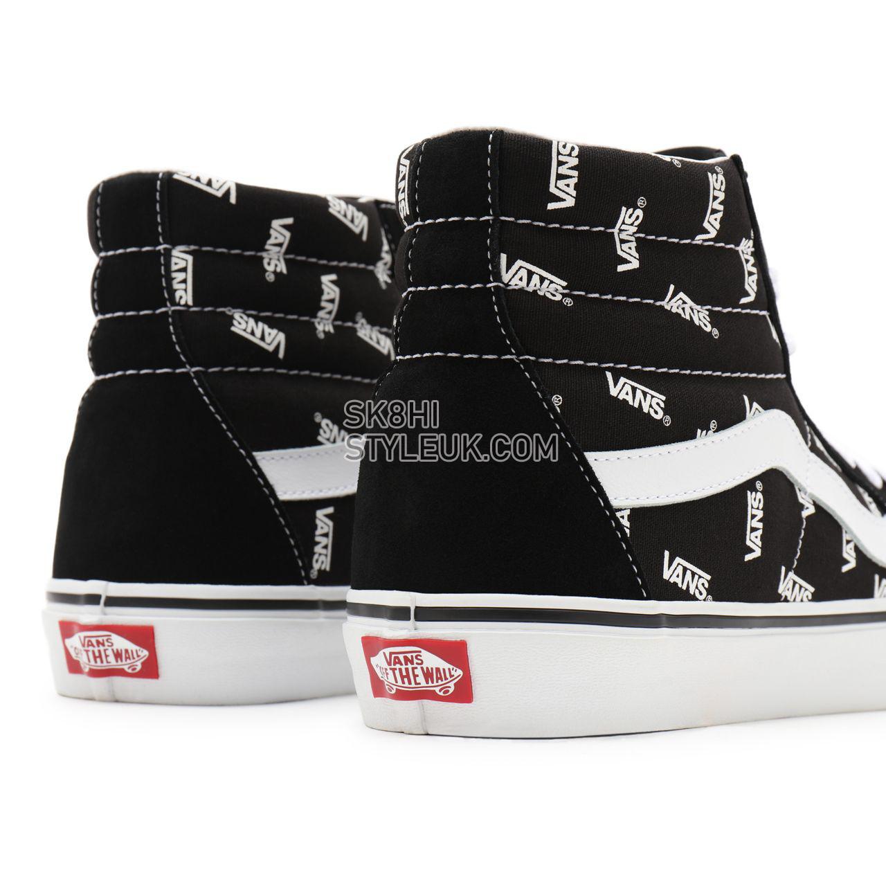 Vans Sk8-Hi Black Classic Mens Womens - (Vans) Black/True White VN0A32QGQW7 Shoes