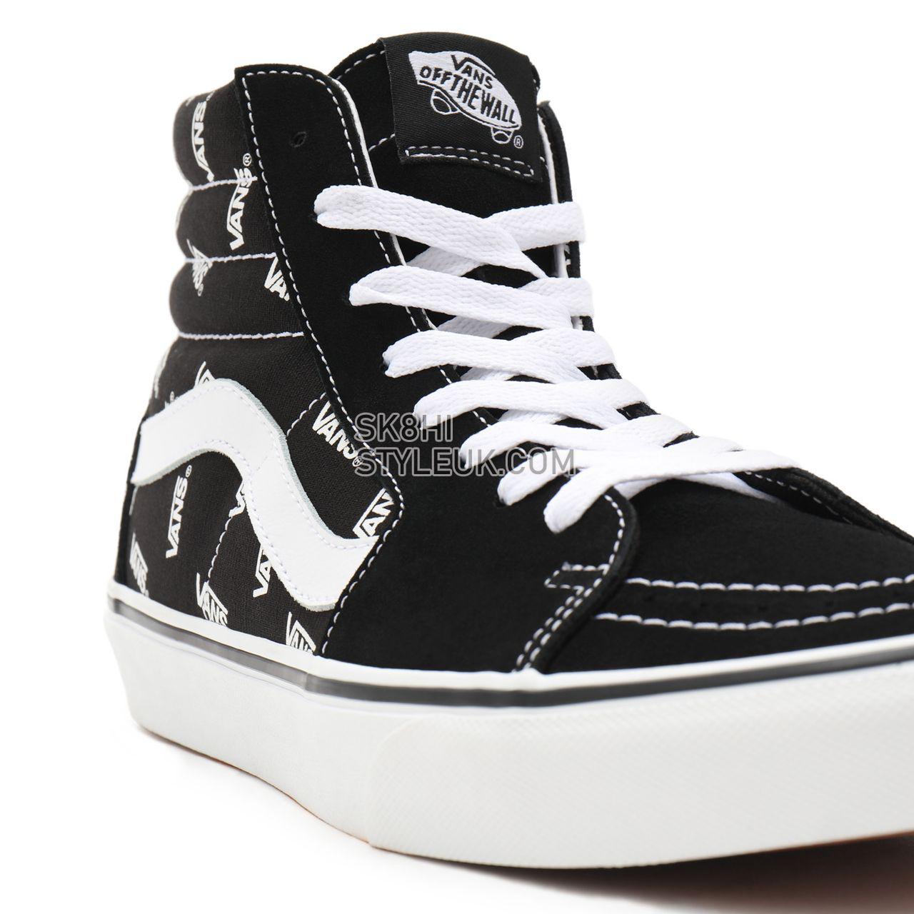 Vans Sk8-Hi Black Classic Mens Womens - (Vans) Black/True White VN0A32QGQW7 Shoes