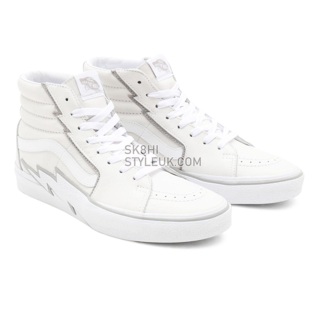 Vans Sk8-Hi Bolt White Classic Mens Womens - true white/drizzle VN0A5JIVXP3 Shoes