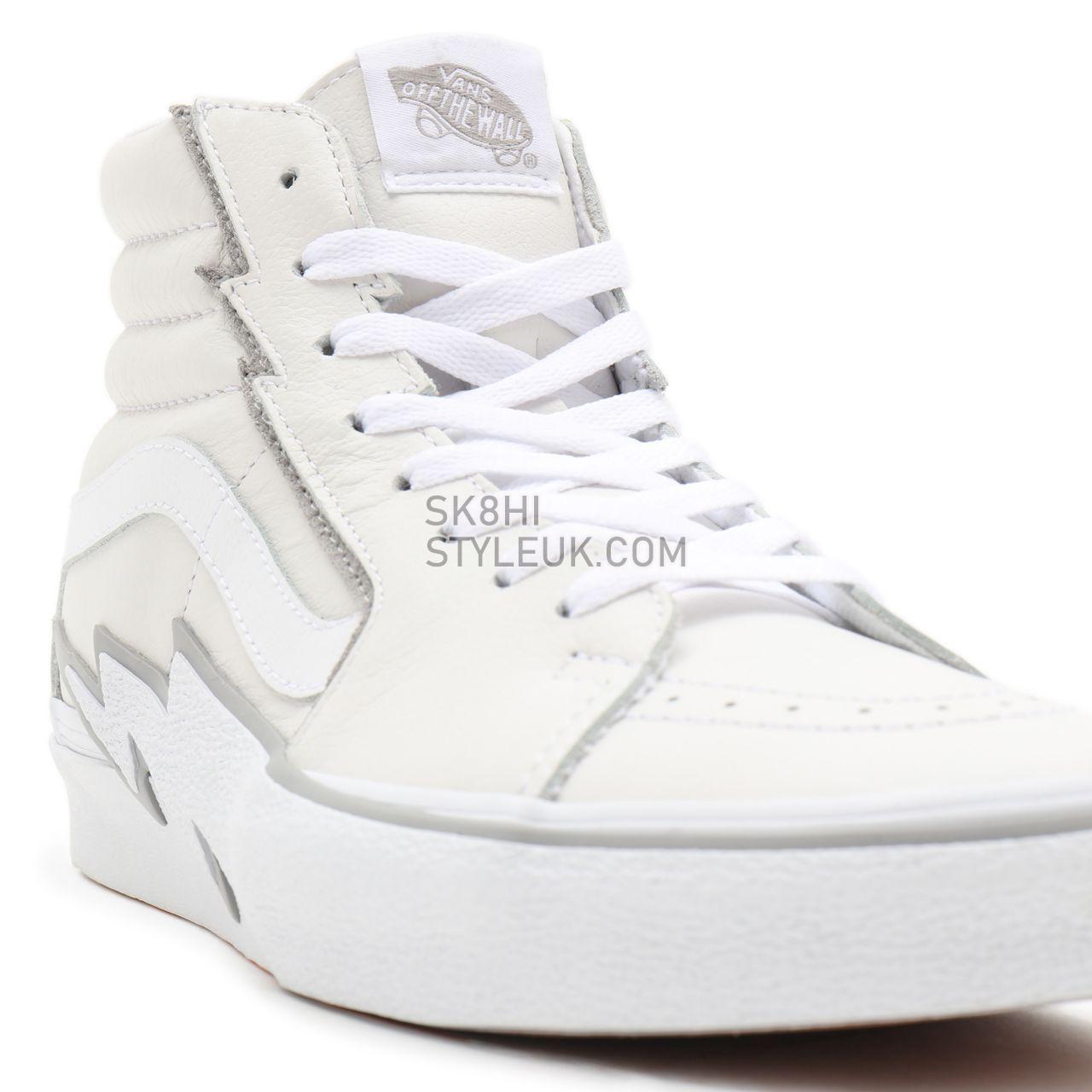 Vans Sk8-Hi Bolt White Classic Mens Womens - true white/drizzle VN0A5JIVXP3 Shoes