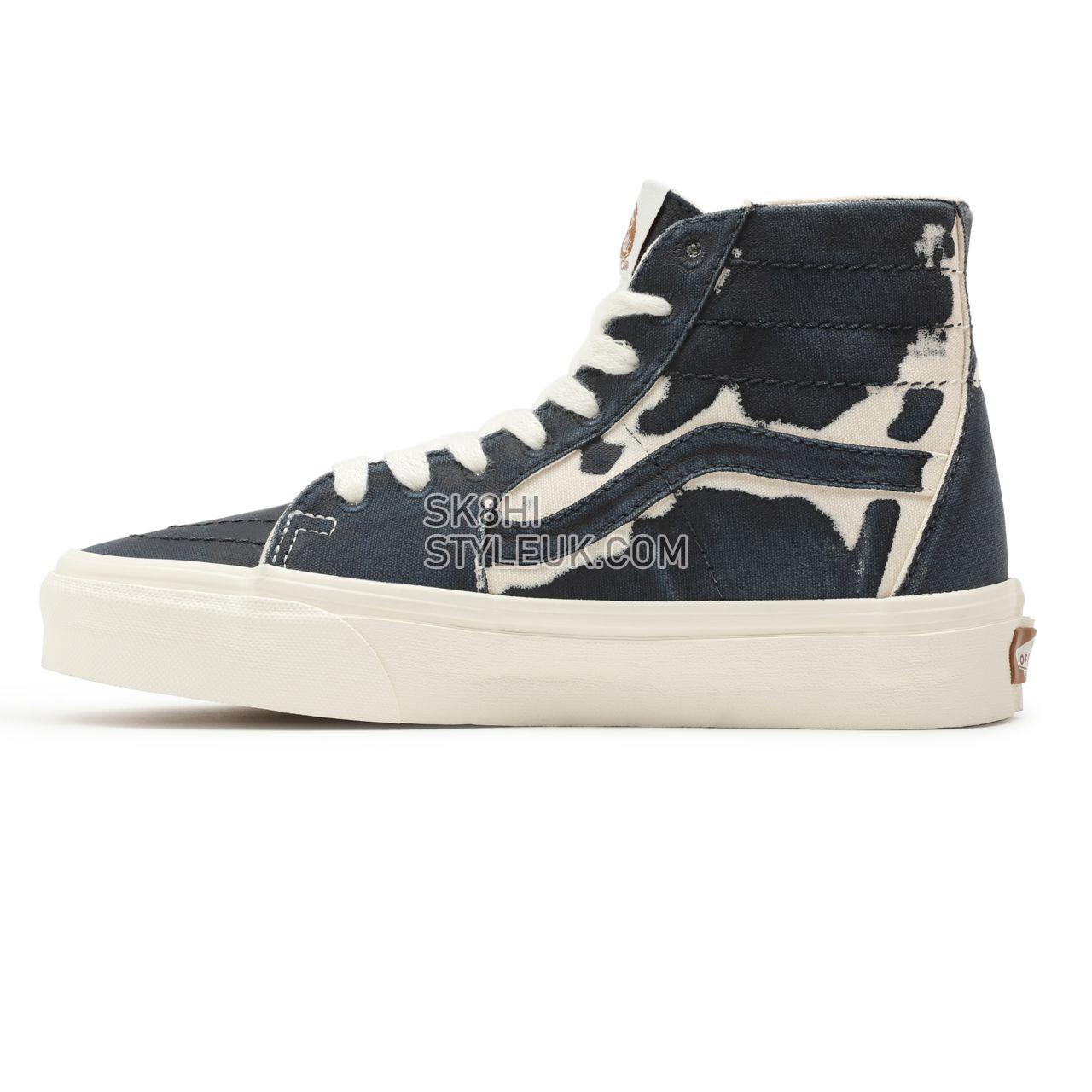 Vans Eco Theory Sk8-Hi Tapered Blue Classic Mens Womens - (Eco Theory) Dress Blues/Natural VN0A4U168CP Shoes