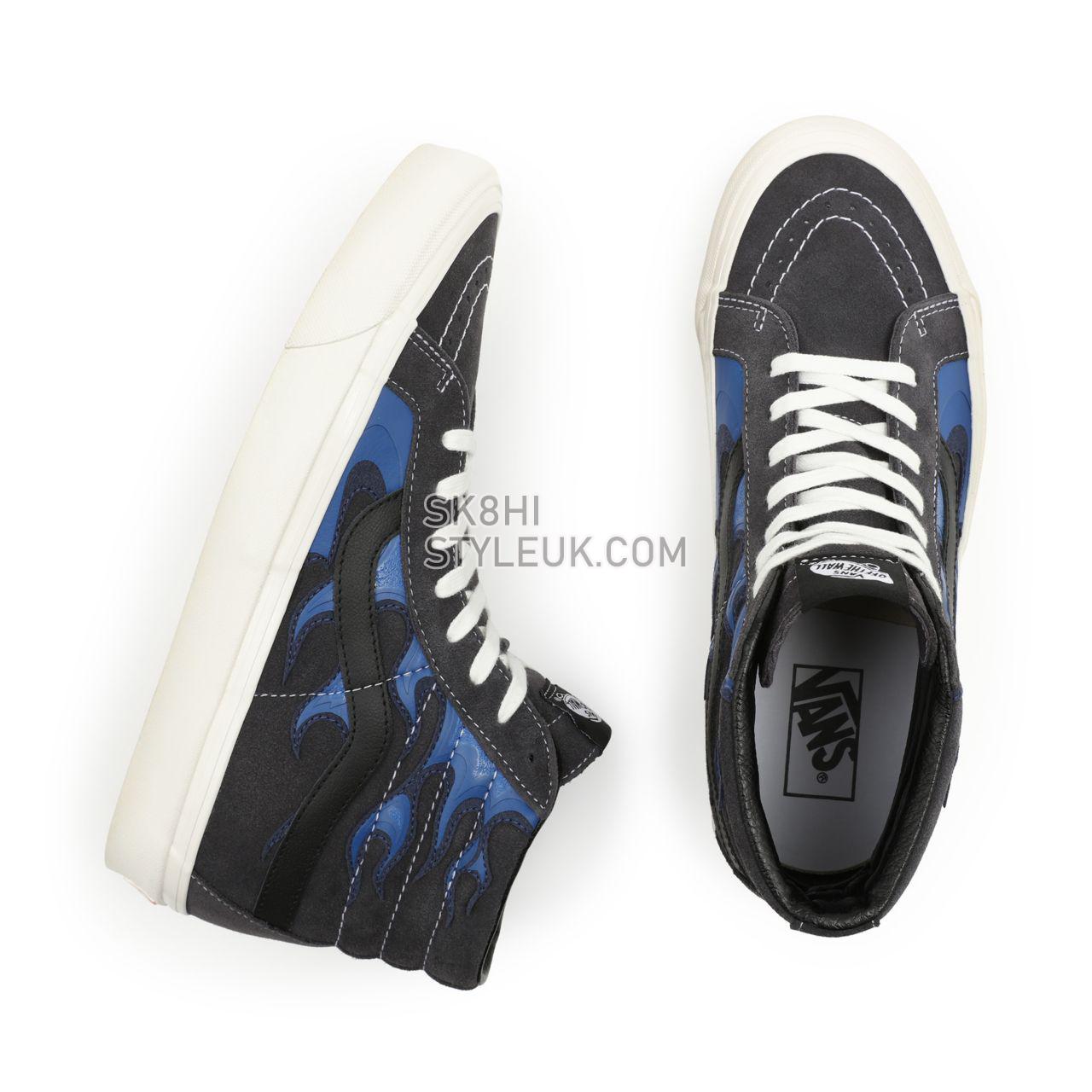 Vans Anaheim Factory Sk8-Hi 38 DX Blue Classic Mens Womens - (Anaheim Factory) Layered Flame VN0A5KRI97C Shoes