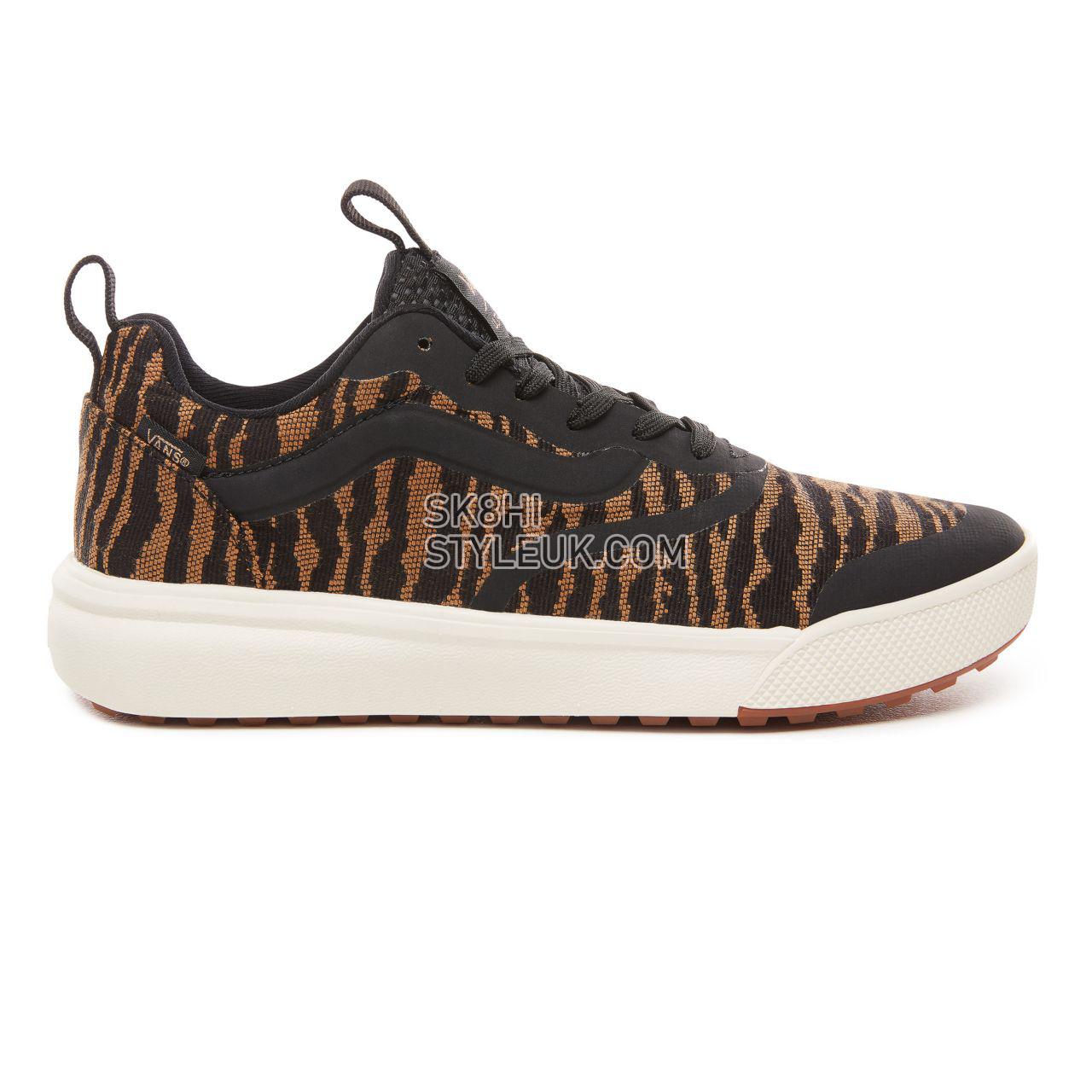 Vans Woven Tiger Ultrarange Rapidweld Classic Mens Womens - (Woven Tiger) Black VN0A3MVUUR3 Shoes