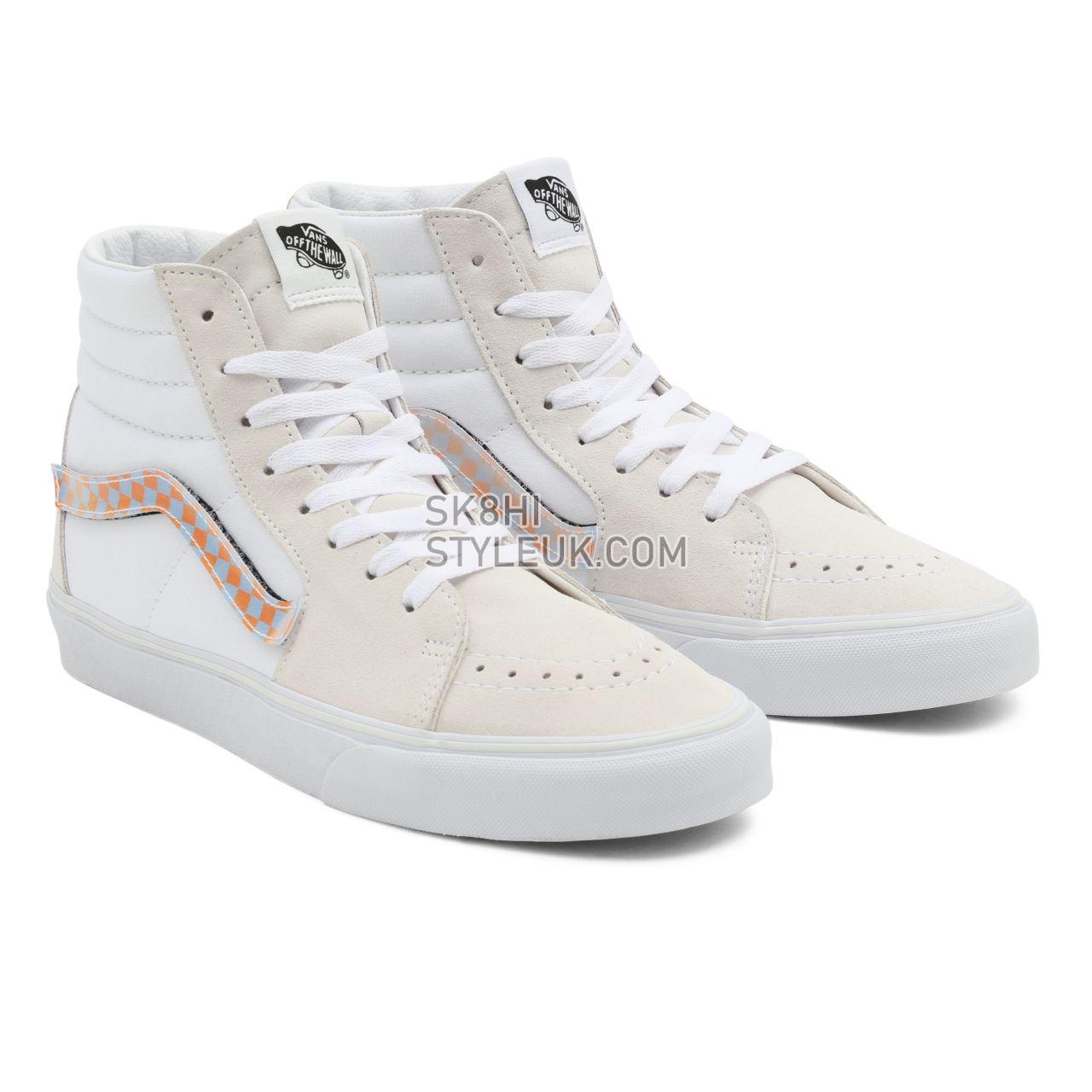 Vans Lenticular Sidestripe Sk8-Hi White Classic Mens Womens - (Lenticular Sidestripe) Blanc De Blanc/True White VN0A5KRHA53 Shoe