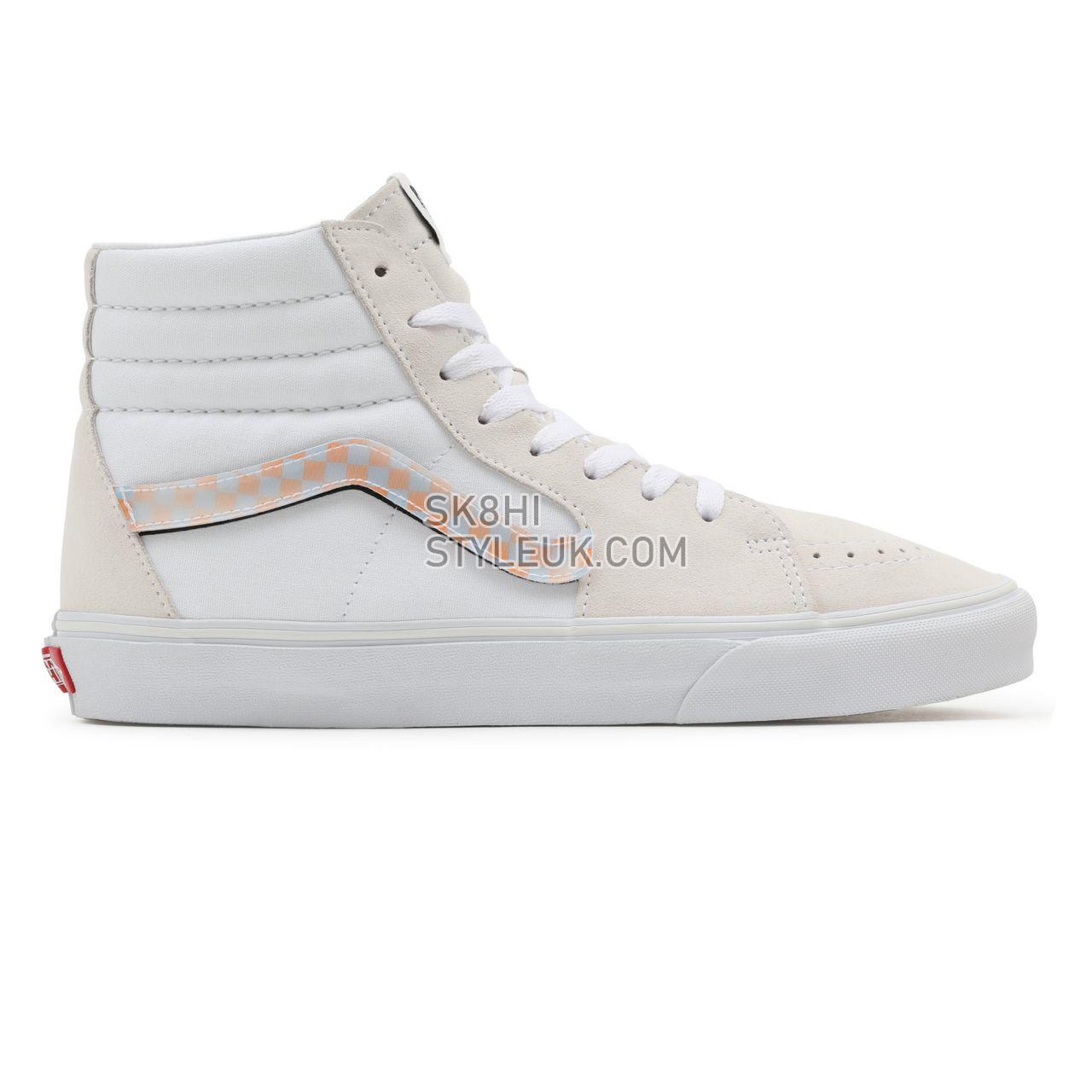 Vans Lenticular Sidestripe Sk8-Hi White Classic Mens Womens - (Lenticular Sidestripe) Blanc De Blanc/True White VN0A5KRHA53 Shoe