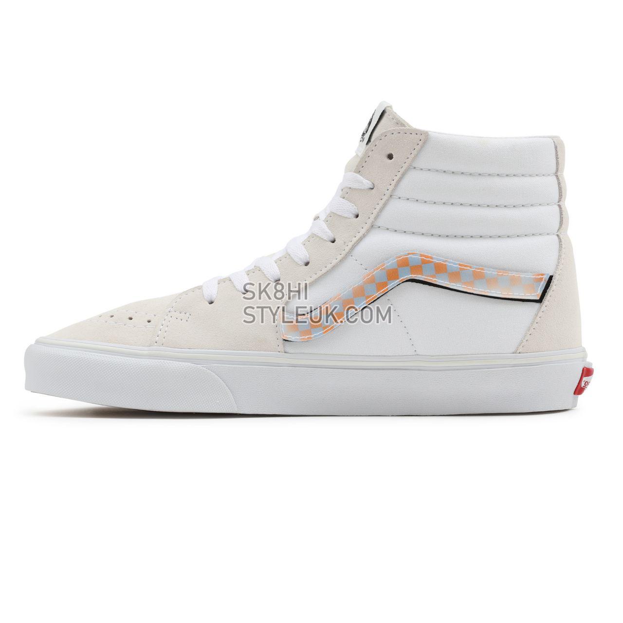 Vans Lenticular Sidestripe Sk8-Hi White Classic Mens Womens - (Lenticular Sidestripe) Blanc De Blanc/True White VN0A5KRHA53 Shoe