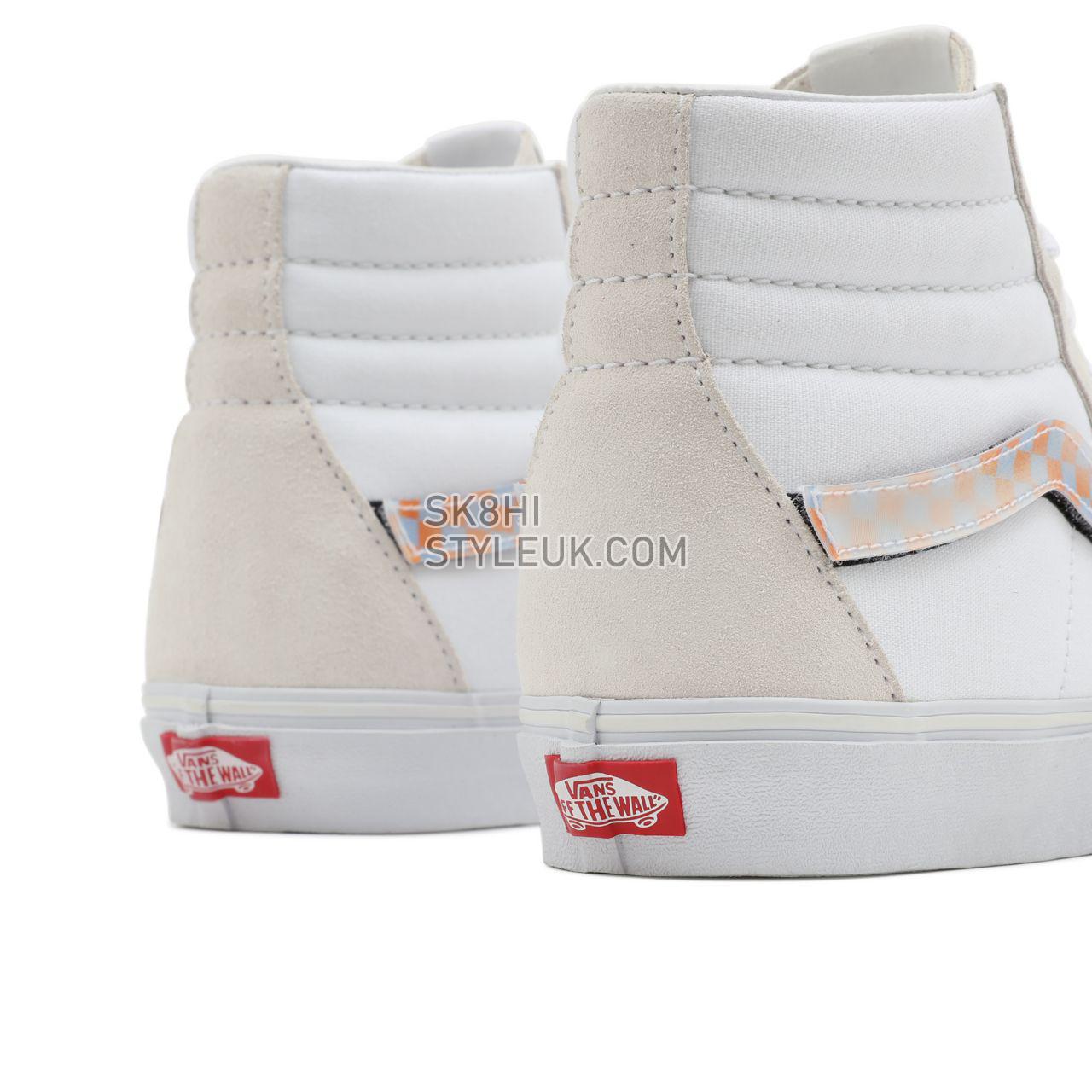 Vans Lenticular Sidestripe Sk8-Hi White Classic Mens Womens - (Lenticular Sidestripe) Blanc De Blanc/True White VN0A5KRHA53 Shoe