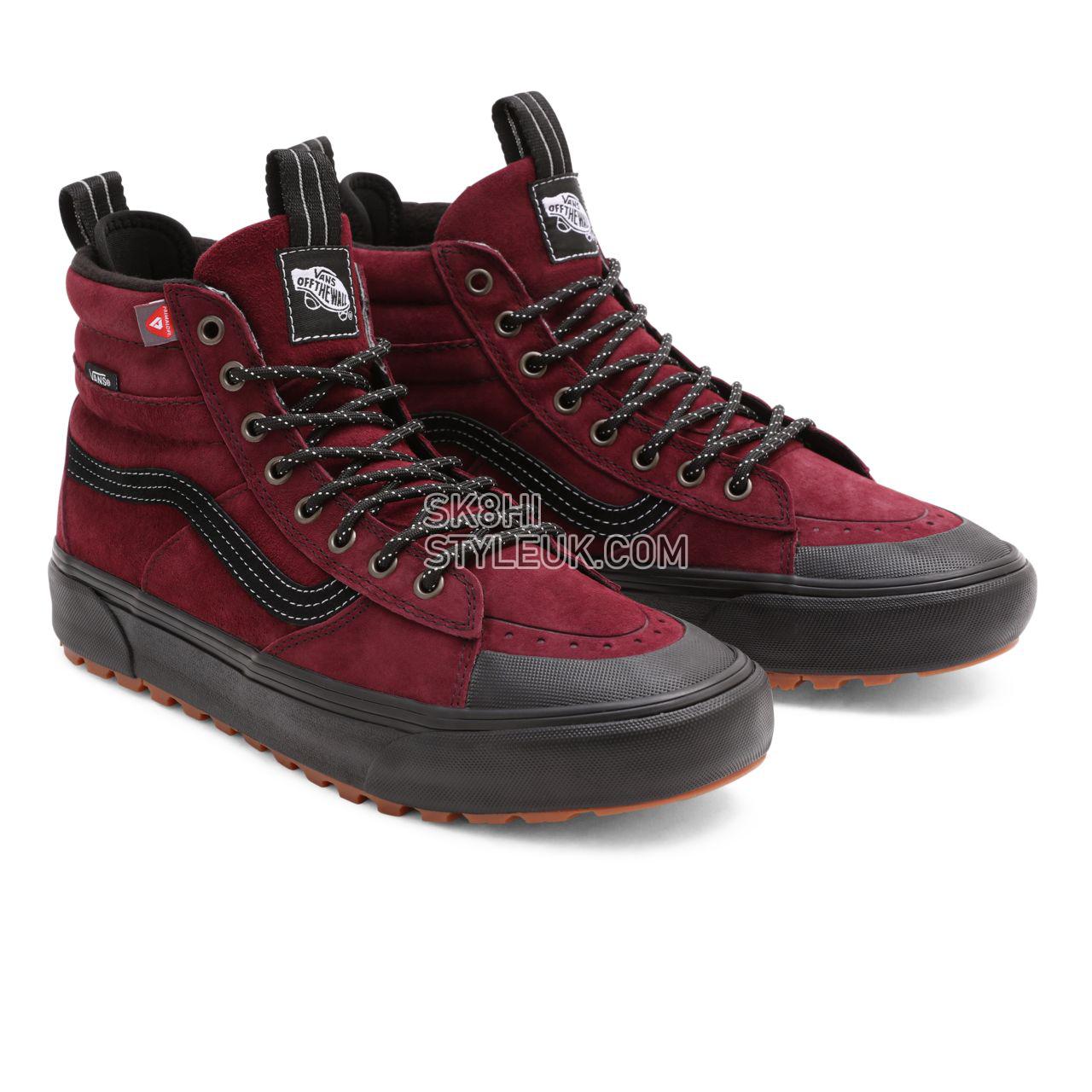 Vans Sk8-Hi MTE-2 Red Classic Mens Womens - Port Royale/Black VN0A5HZZ5U8 Shoes