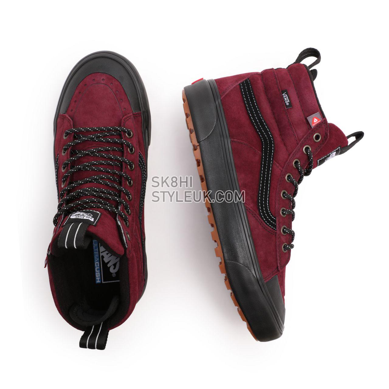 Vans Sk8-Hi MTE-2 Red Classic Mens Womens - Port Royale/Black VN0A5HZZ5U8 Shoes